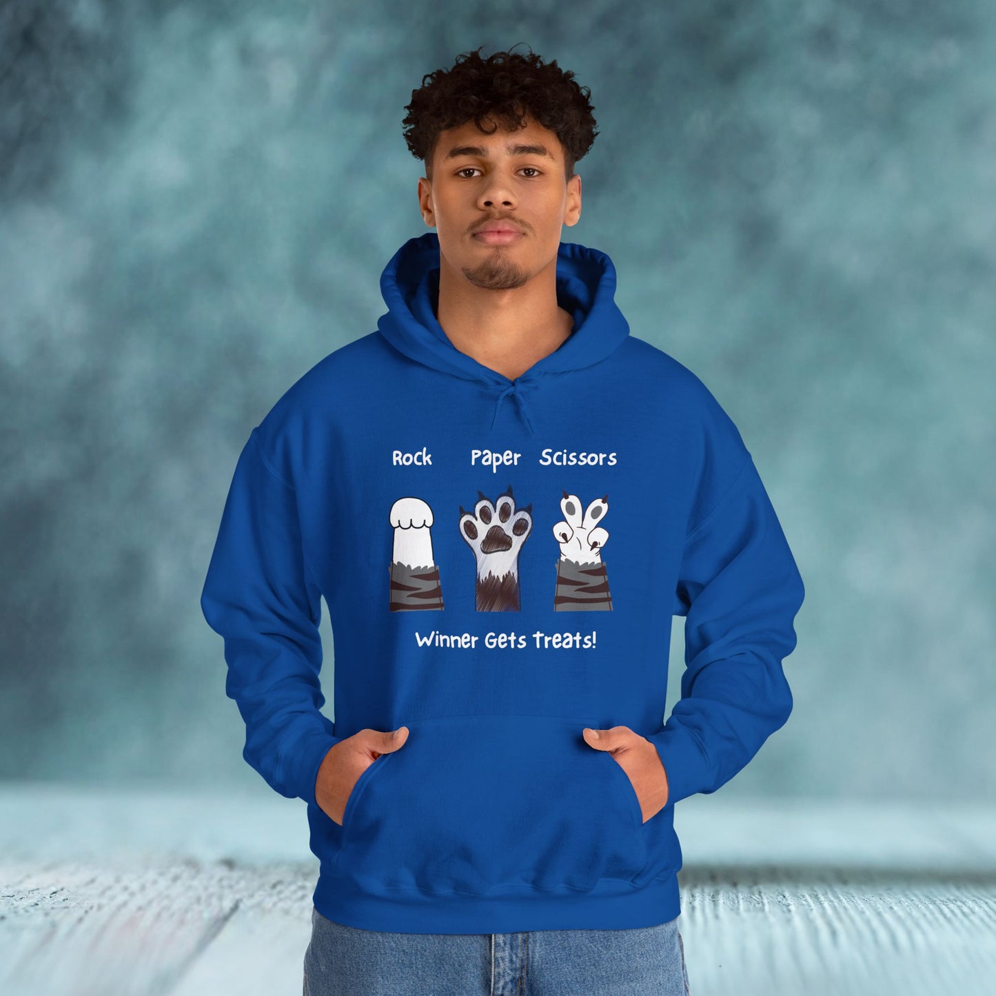 Paw's Paper Rock Scissors Unisex Hoodie - furevermama