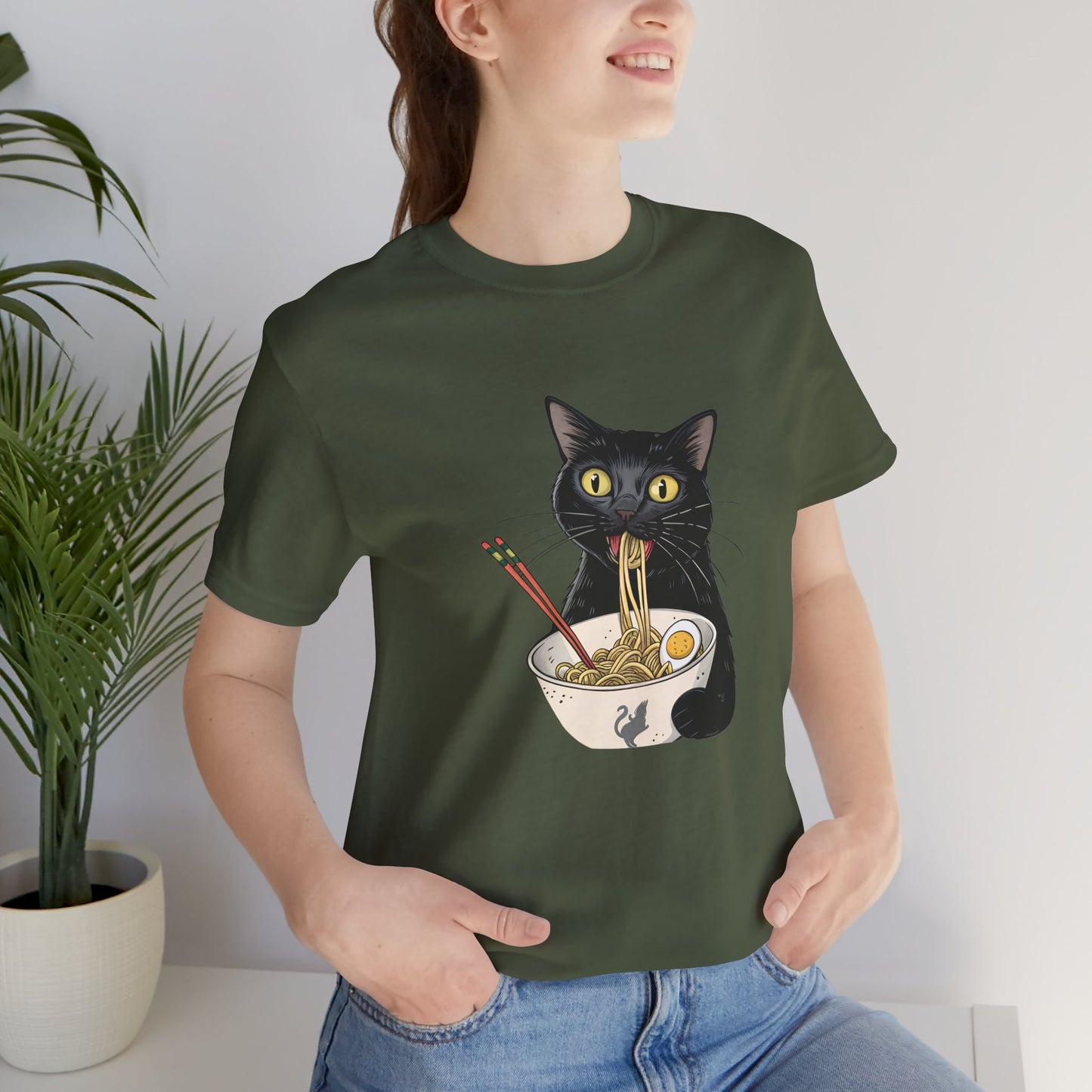Cat Eating My Ramen T-Shirt - furevermama