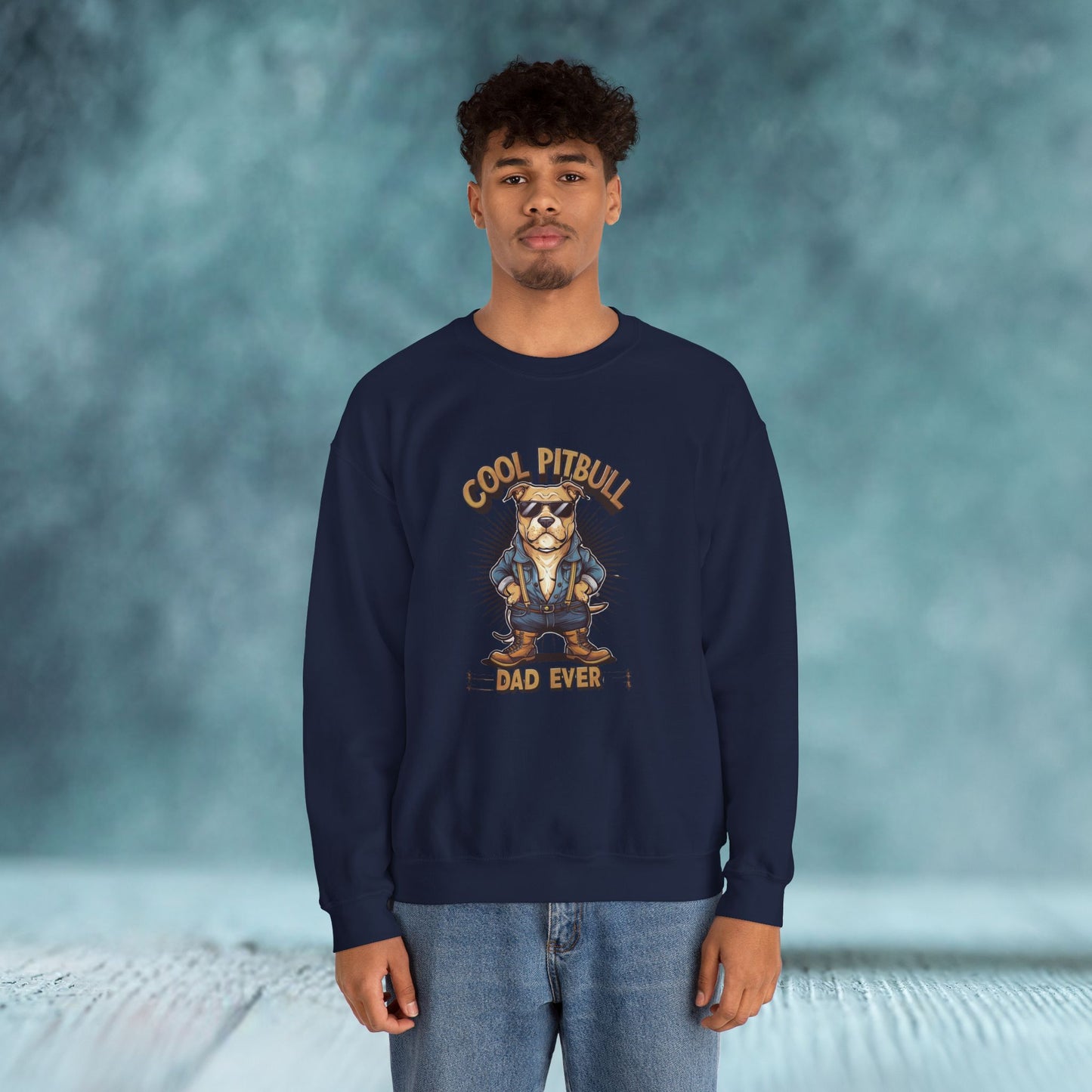 Cool Pitbull Dad Sweatshirt - furevermama