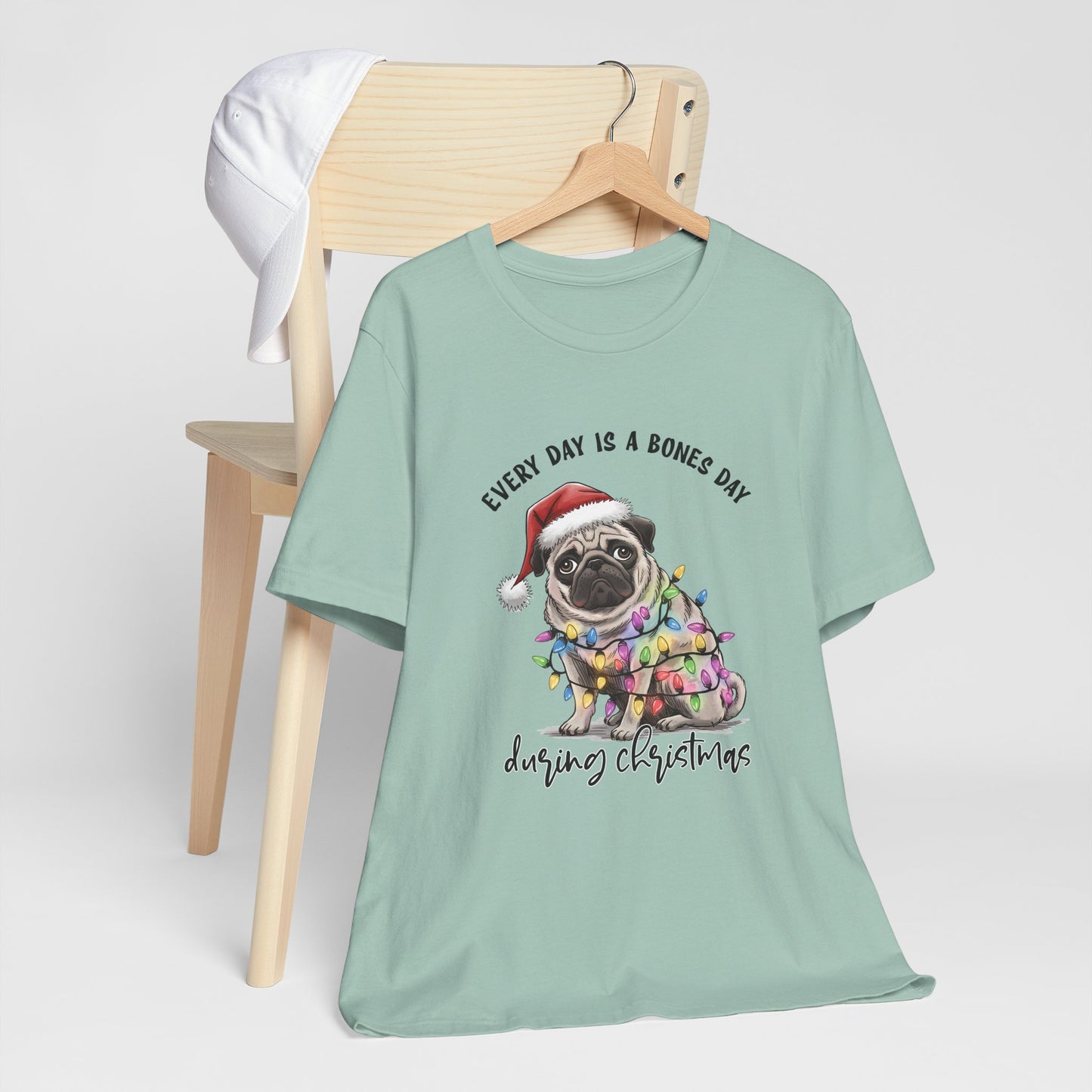 Everyday Is Bones Day During Christmas, Bulldog Unisex T-Shirt - furevermama