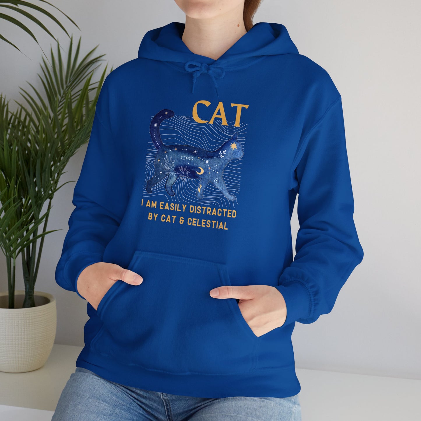 Cat and Celestial Unisex Hoodie - furevermama
