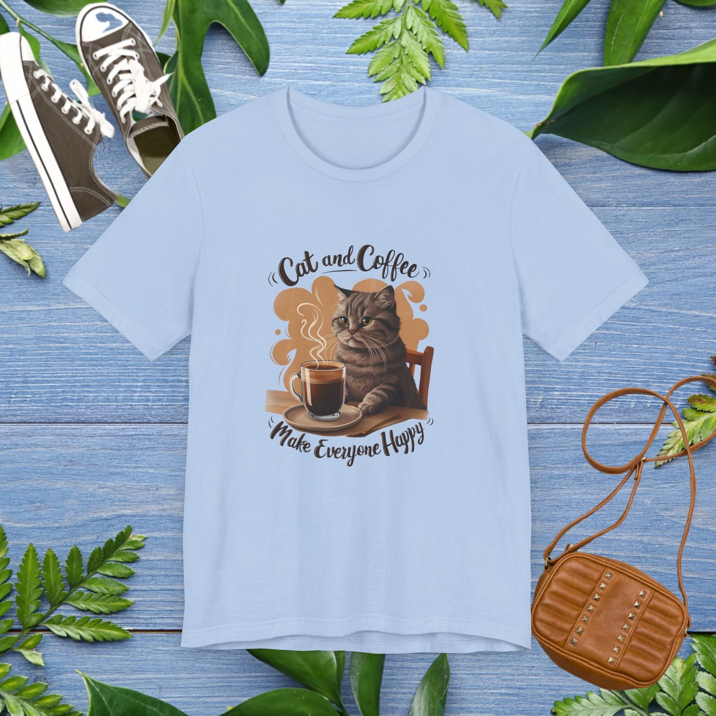 Cat and Coffee T-Shirt - furevermama