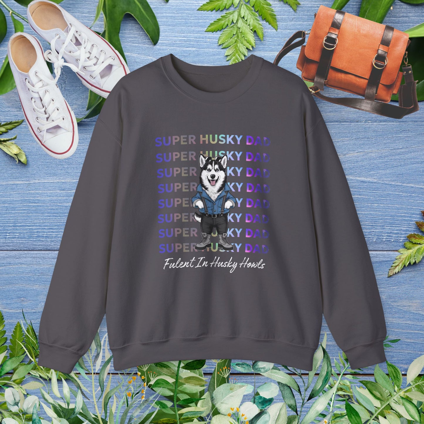 Husky Dad Sweatshirt - furevermama