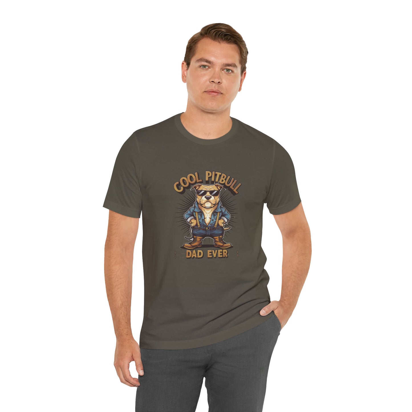 Pitbull Dad T-Shirt - furevermama
