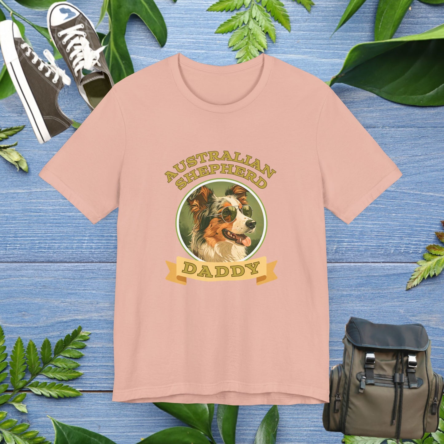 Best Australian Shepherd Daddy T-Shirt - furevermama