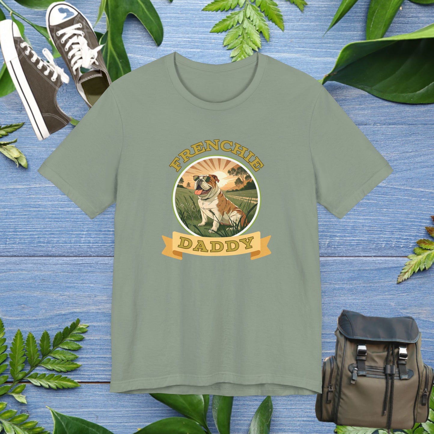 Best Frenchie Daddy T-Shirt - furevermama