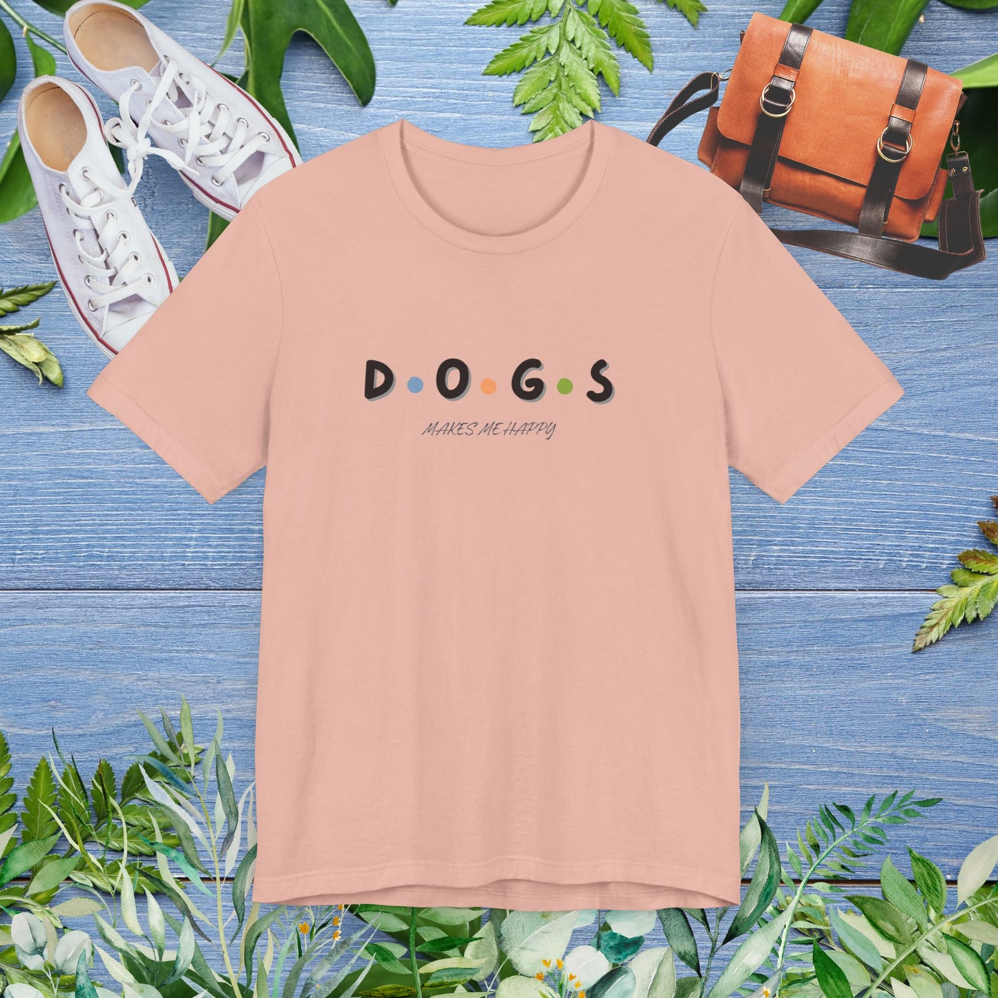 Dogs Make Me Happy T-Shirt - furevermama