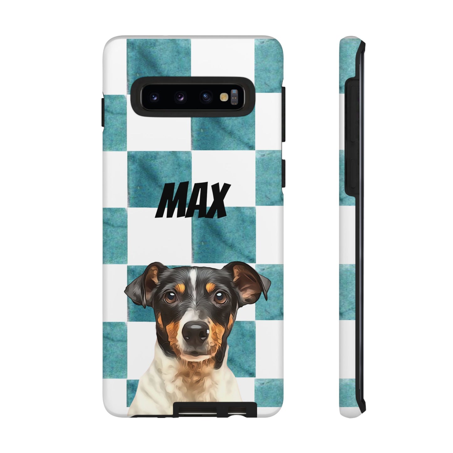 Custom Pet Portrait Phone Case, Checker Edition - furevermama