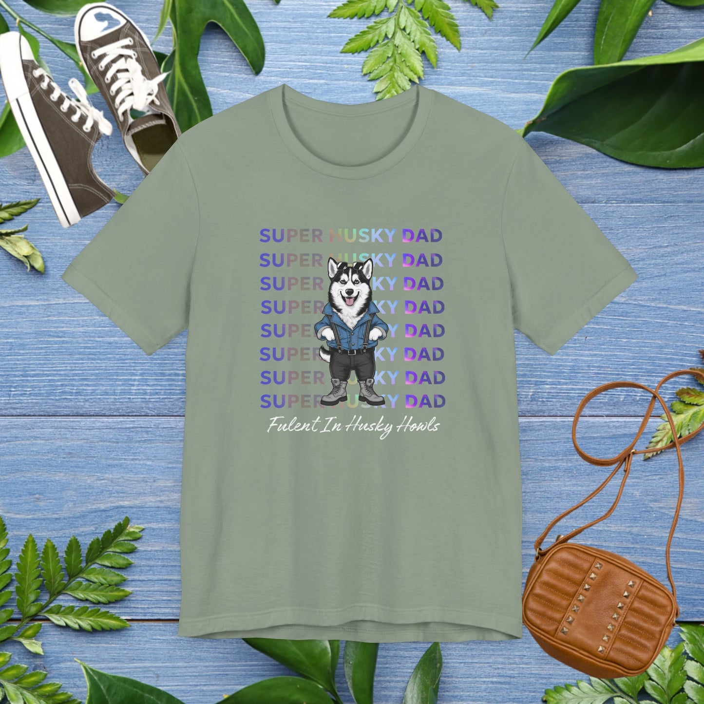 Super Husky Dad T-Shirt - furevermama