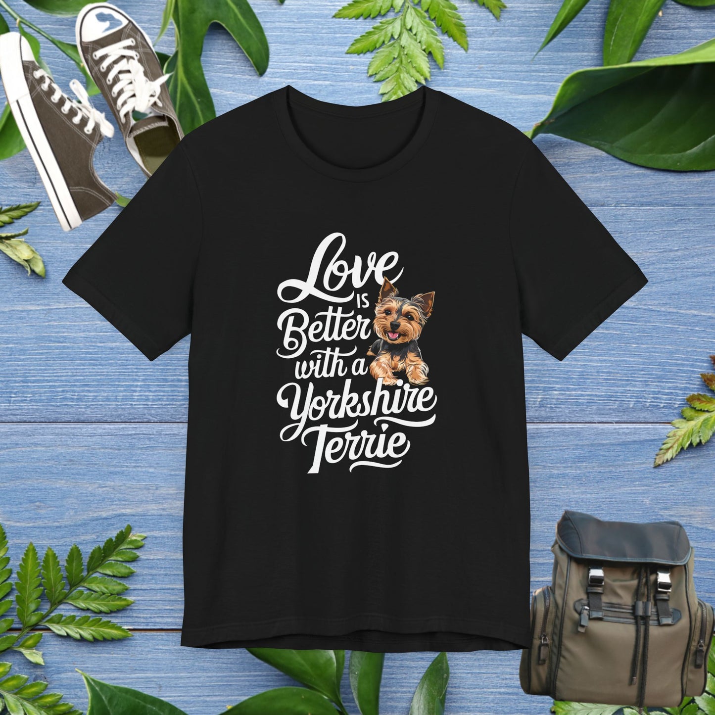 Life Is Better With A Terrie Yorkshire Unisex T-Shirt - furevermama