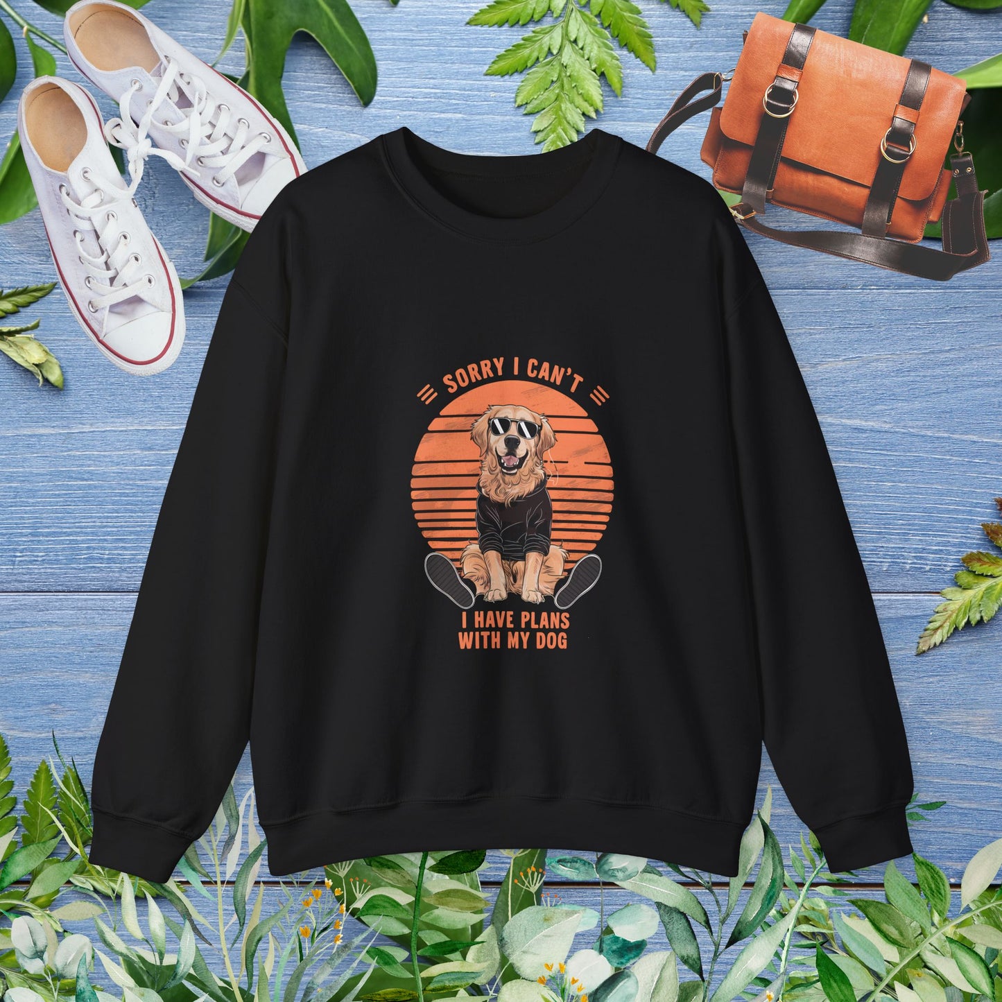 I Have Plan With My Dog Sweatshirt - furevermama