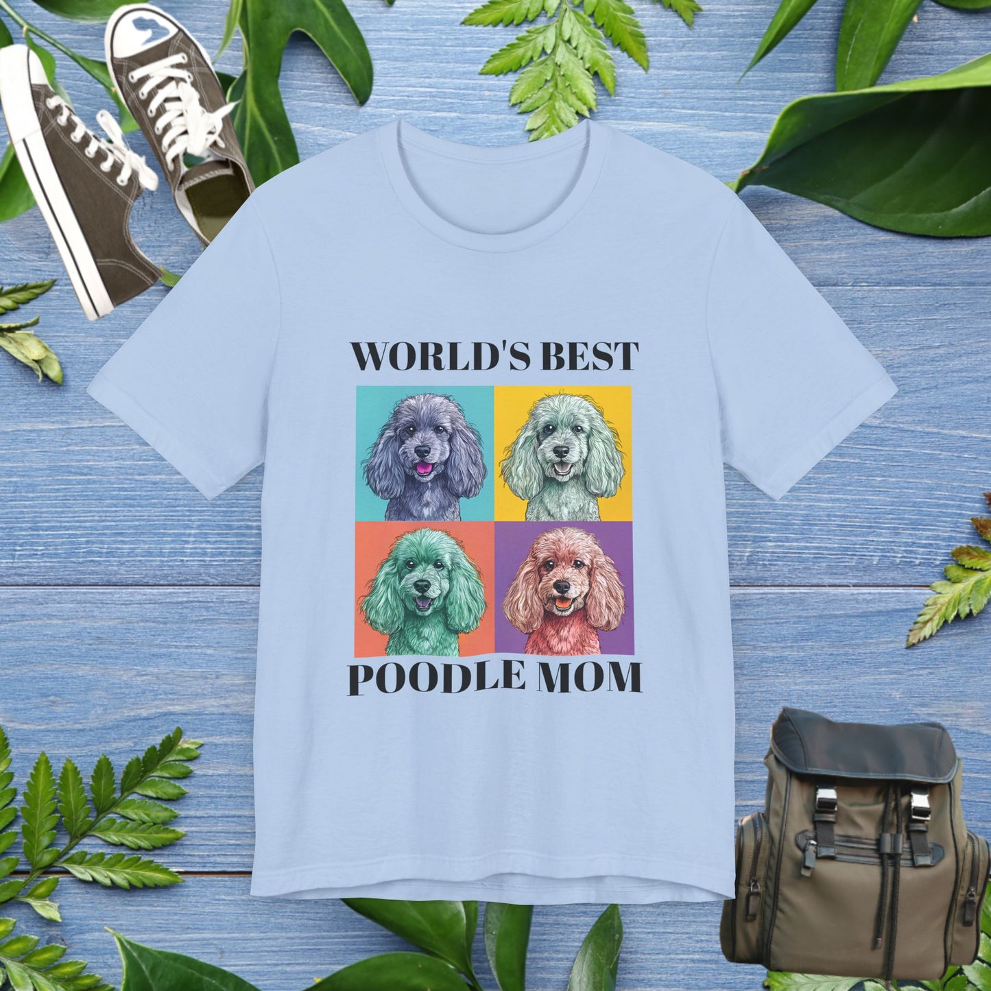 Poodle Color My Life T-Shirt - furevermama