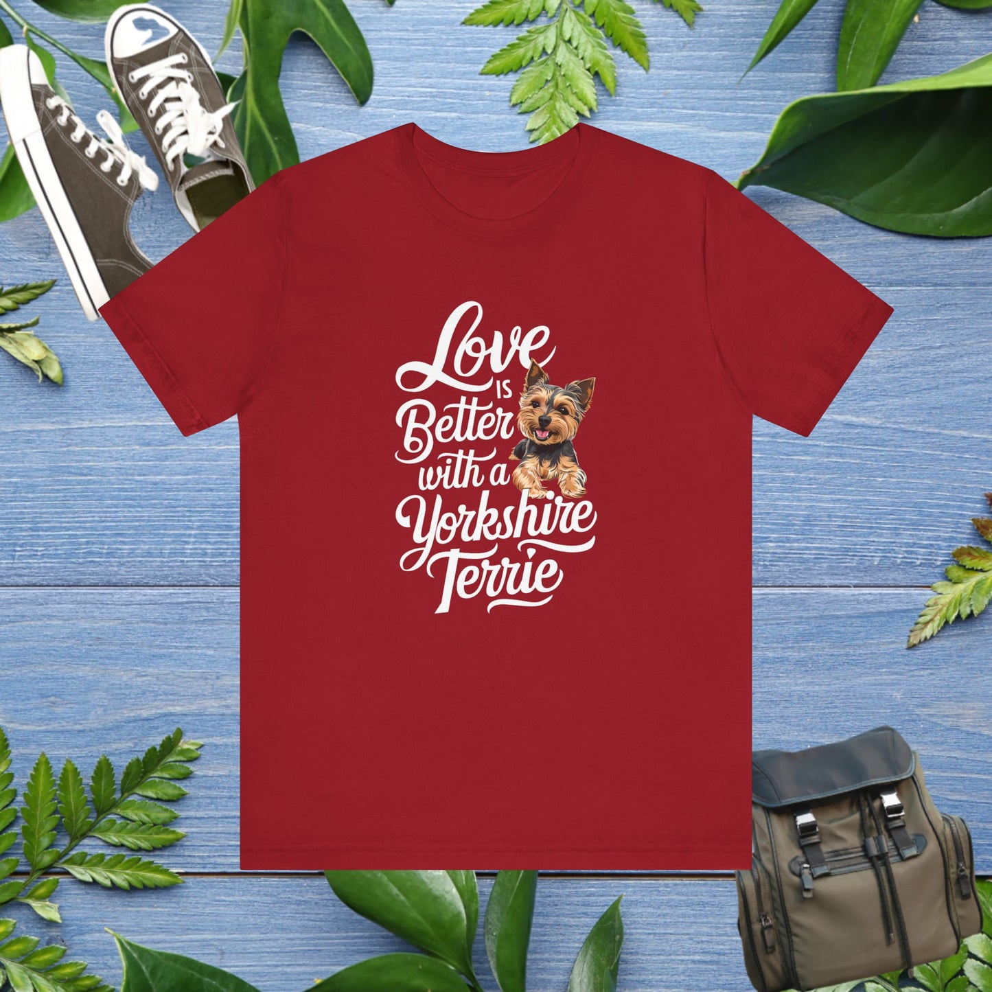 Life Is Better With A Terrie Yorkshire Unisex T-Shirt - furevermama