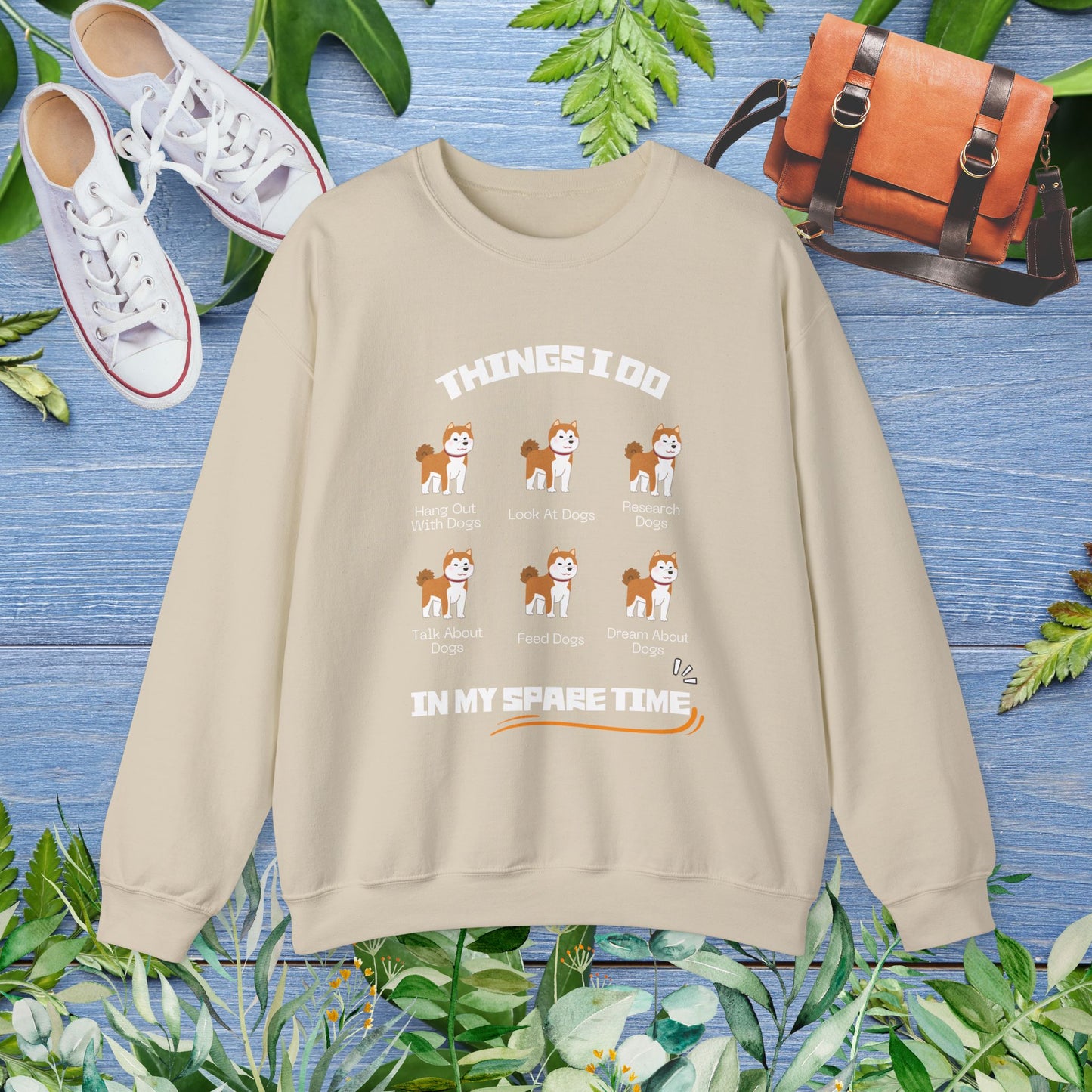 Things I Do In My Spare Time Unisex Heavy Blend™ Crewneck Sweatshirt - furevermama