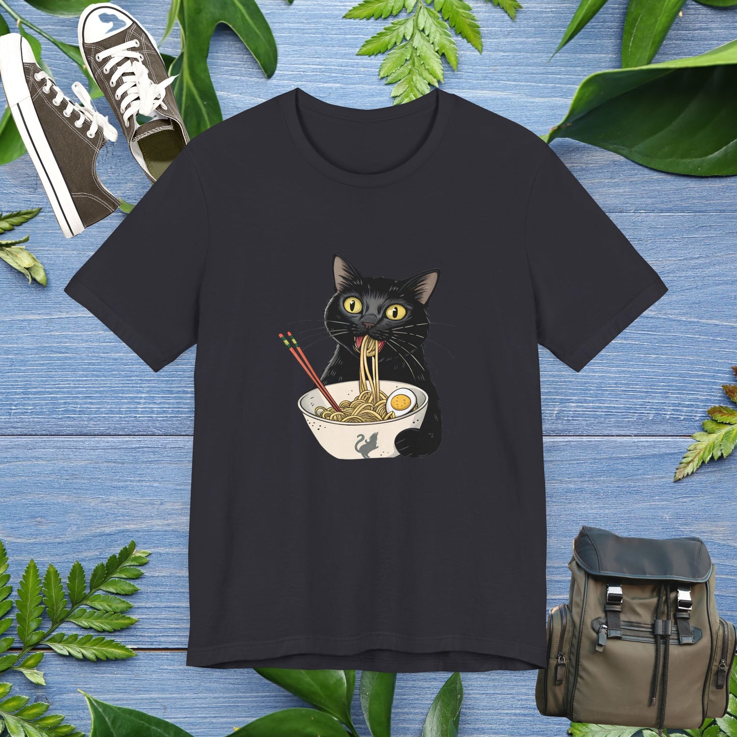 Cat Eating My Ramen T-Shirt - furevermama