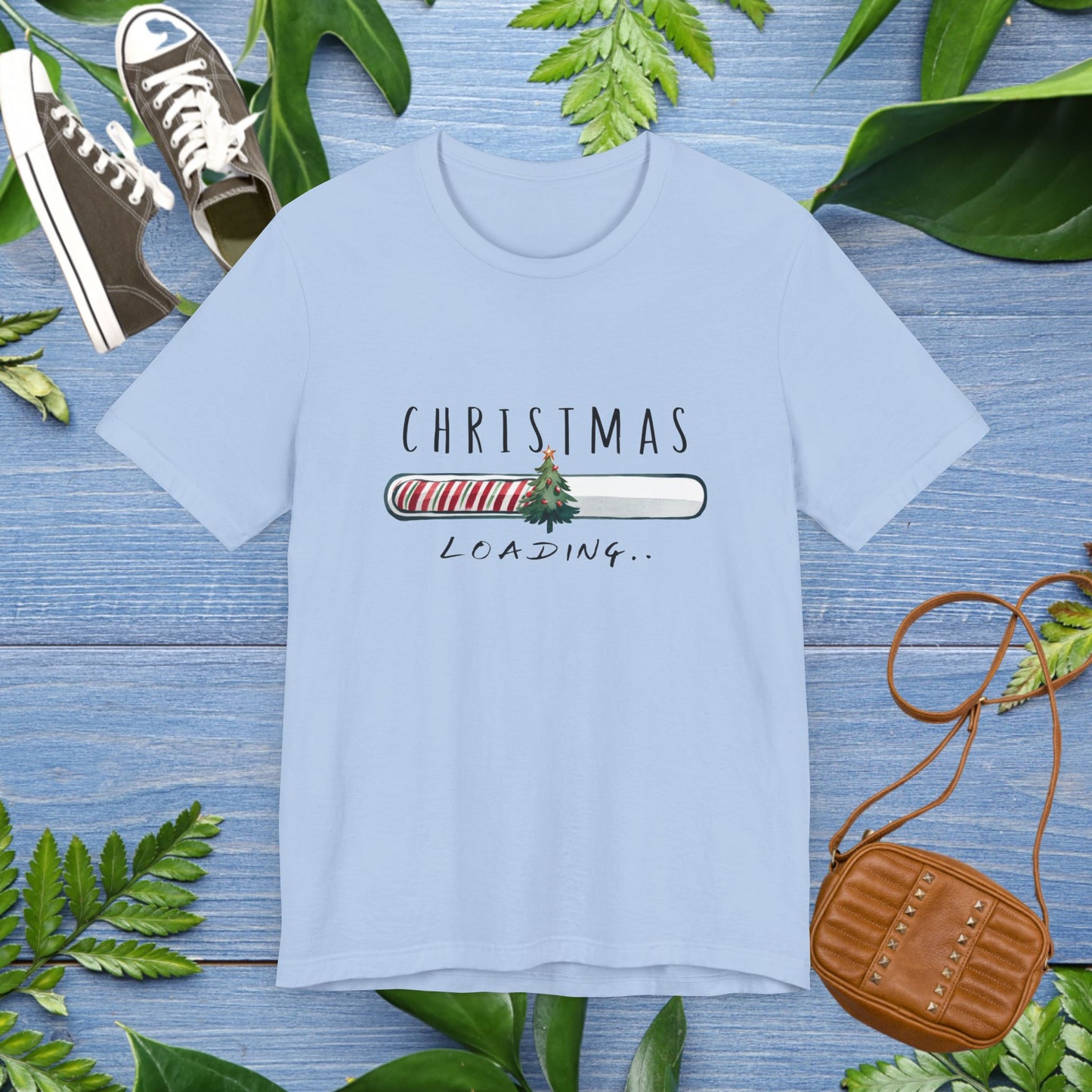 Christmas Is Loading Short Sleeve T-Shirt - furevermama
