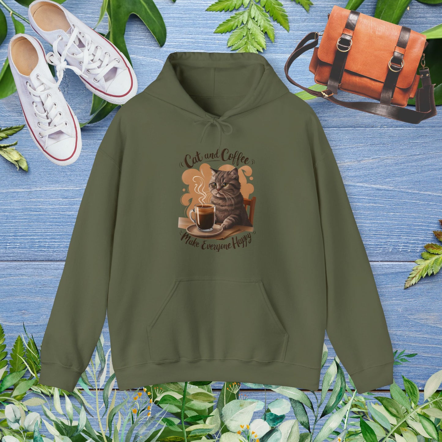 Cat and Coffee Hoodie - furevermama