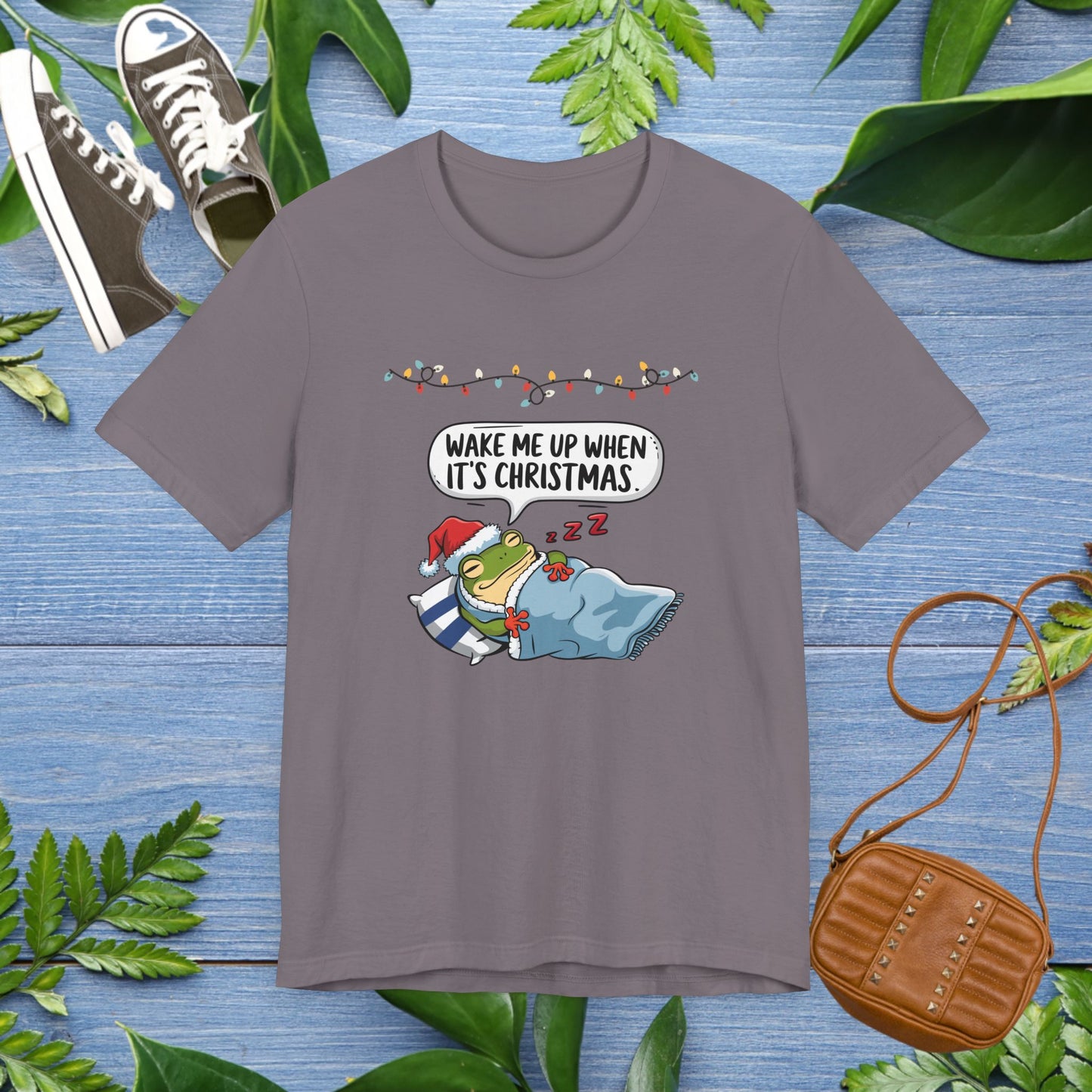 Wake Me Up When It's Christmas, Froggy Jersey T-Shirt - furevermama