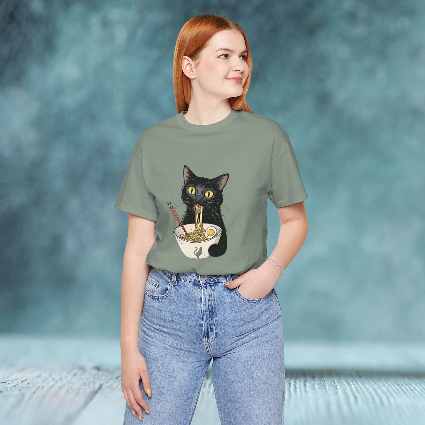 Cat Eating My Ramen T-Shirt - furevermama