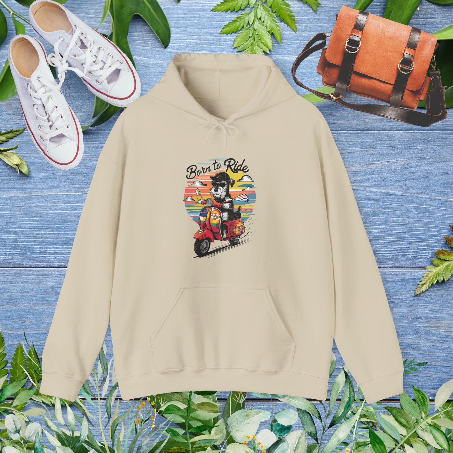 Born To Ride Dog Lover Hoodie - furevermama