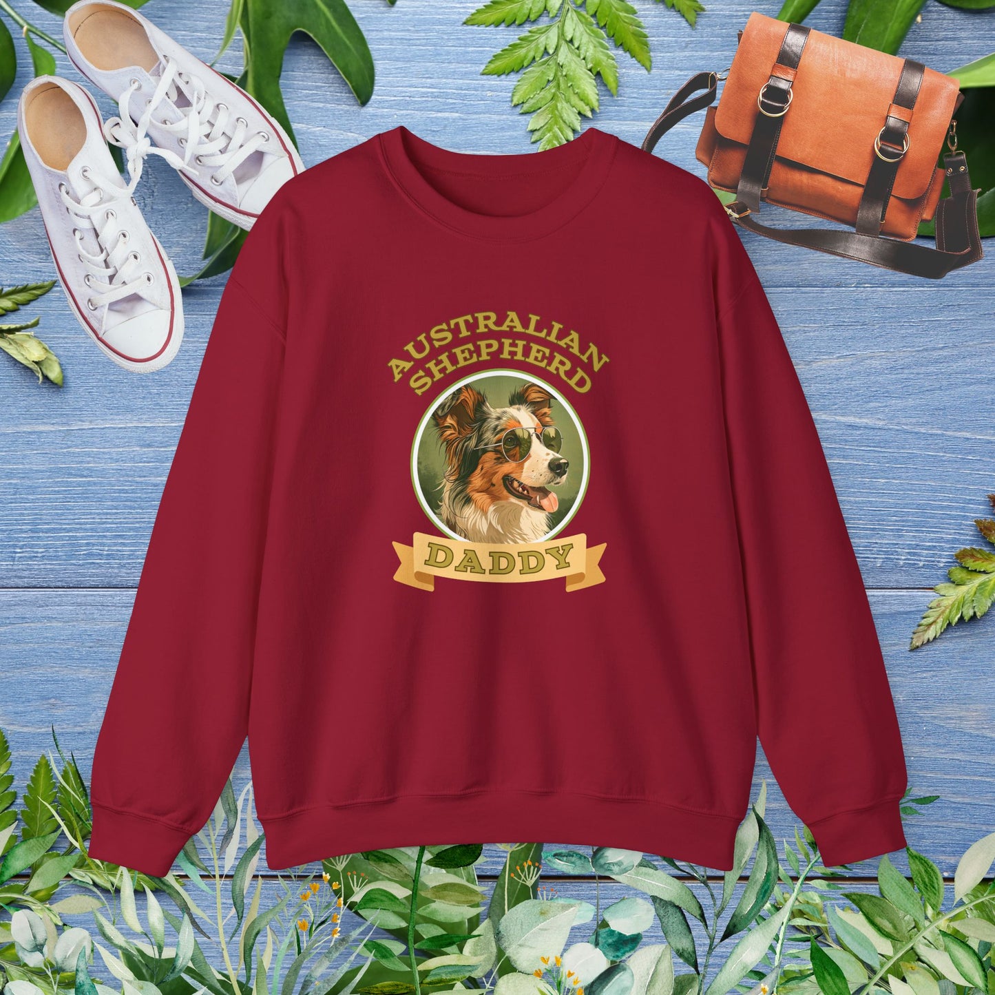Australian Shepherd Daddy Sweatshirt - furevermama