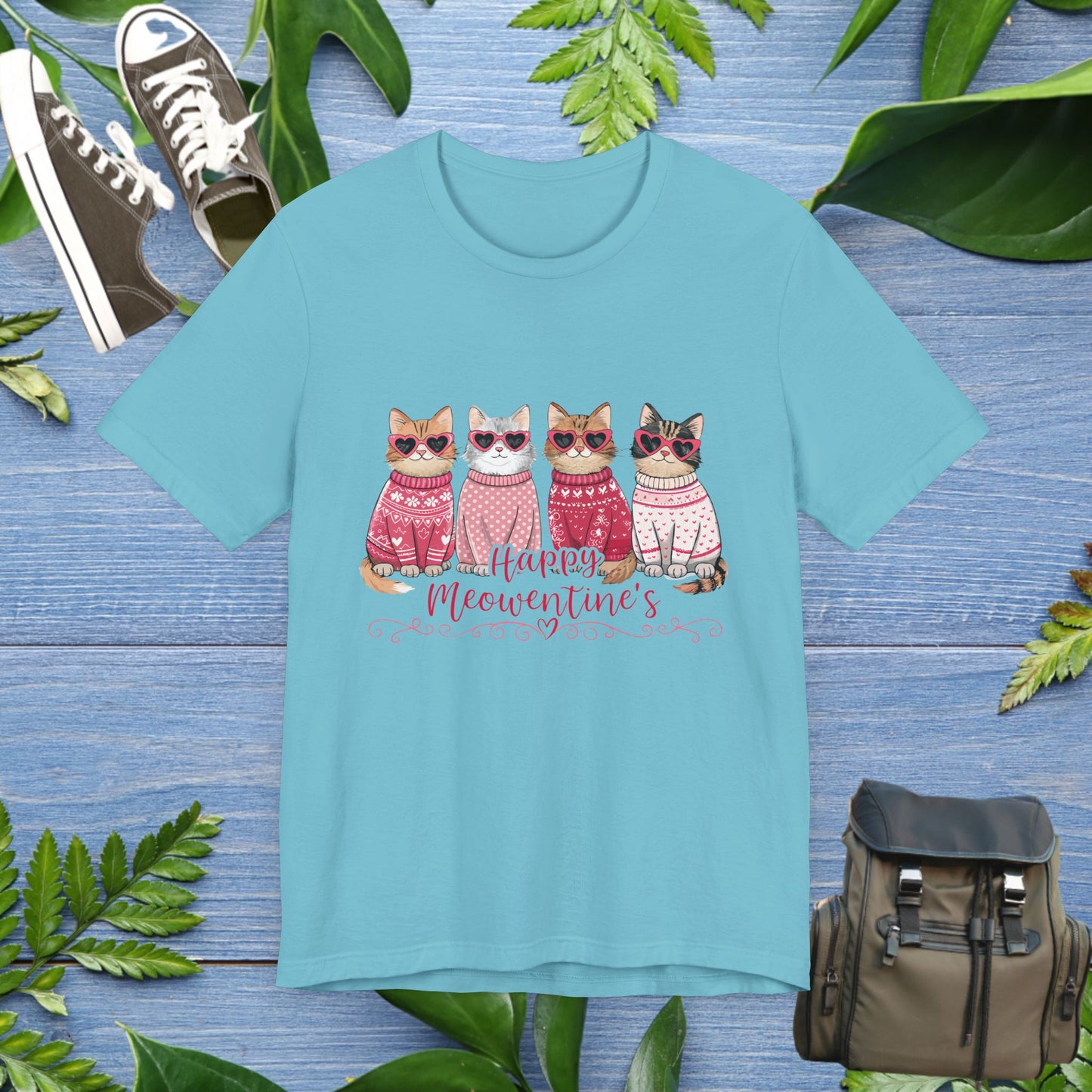 Happy Meowentine's Unisex T-Shirt - furevermama