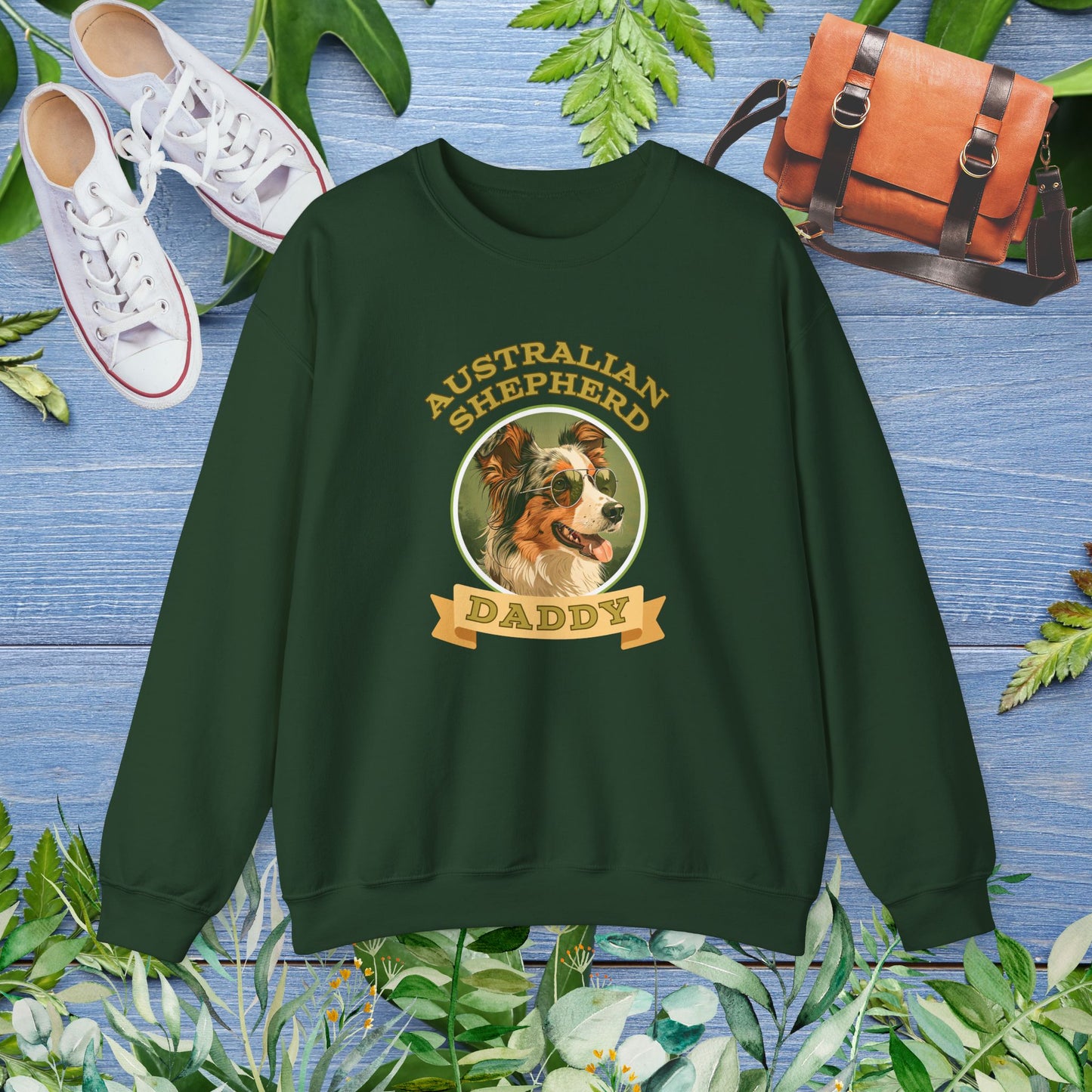 Australian Shepherd Daddy Sweatshirt - furevermama