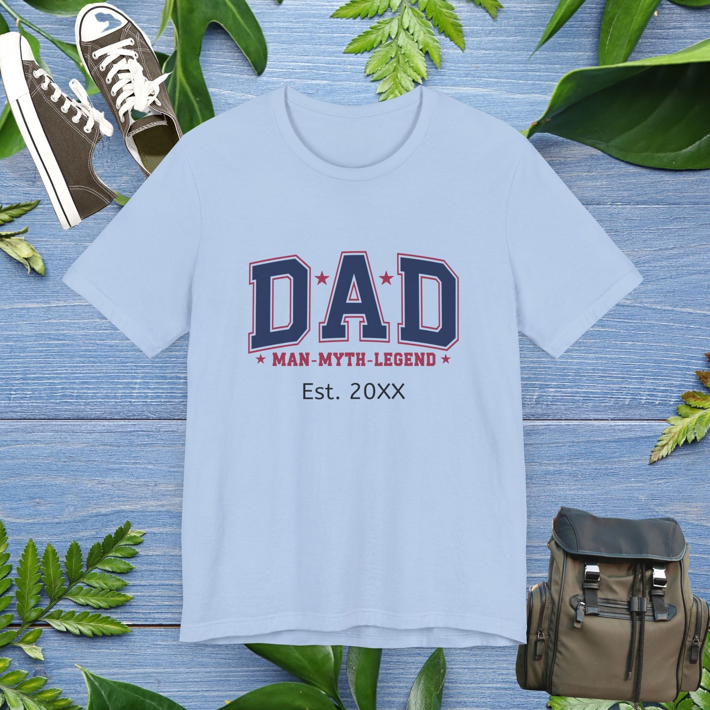 Dad Man-Myth-Legend Unisex Jersey Tee - Perfect Father's Day Gift