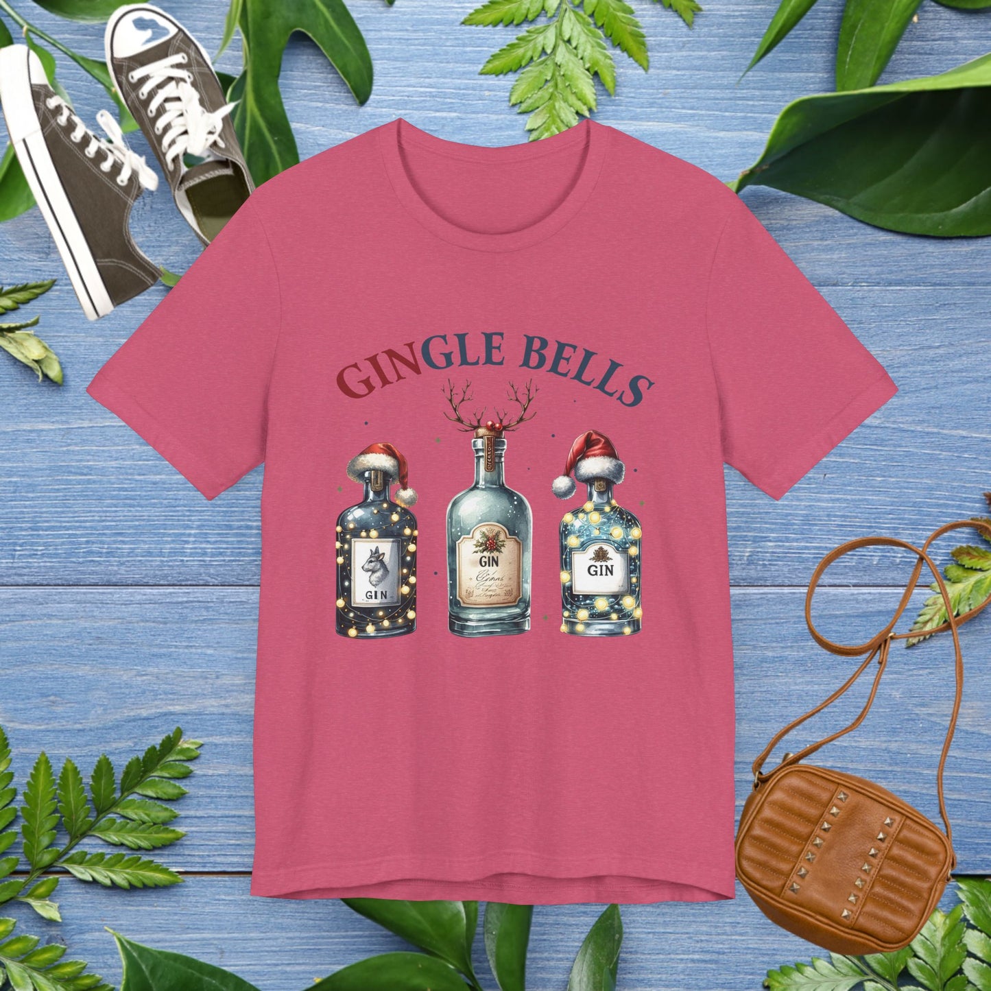 Gingle Bells Christmas Unisex Short-Sleeve T-shirt - furevermama