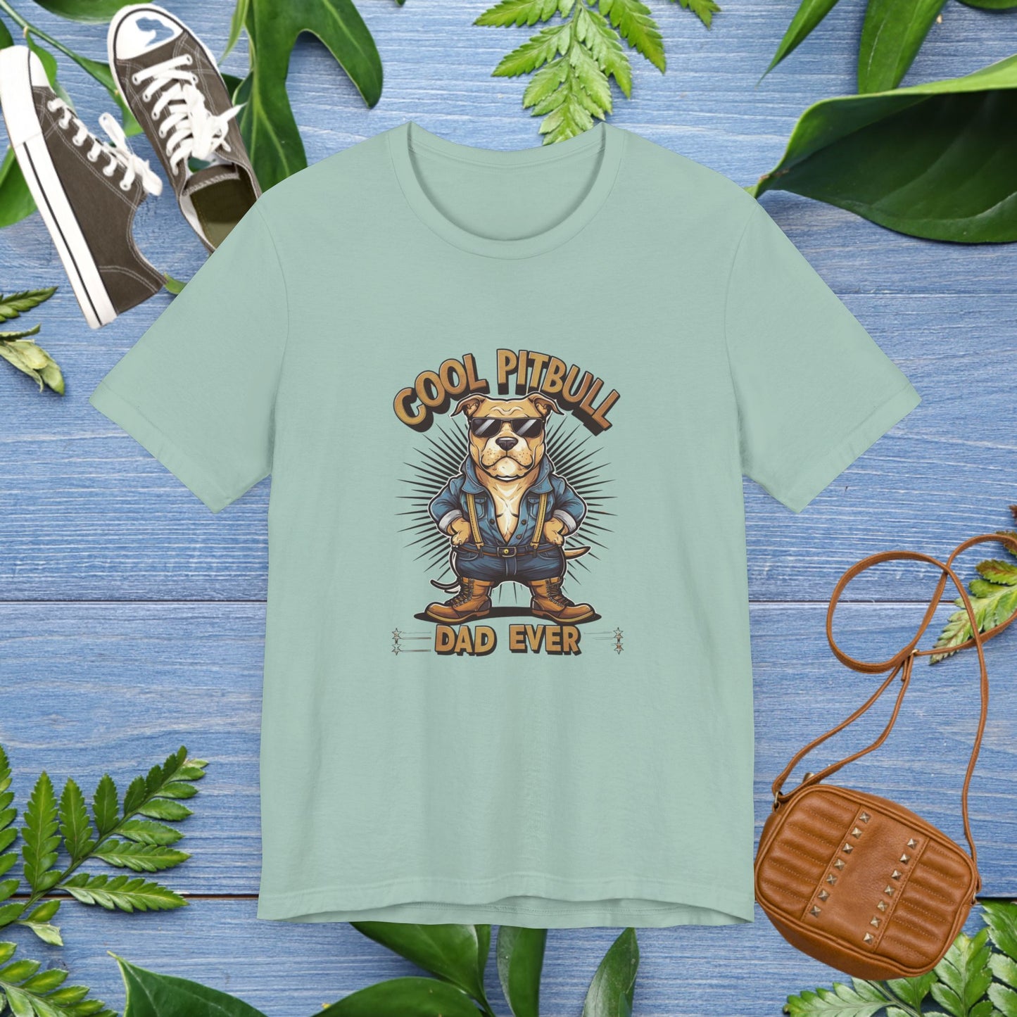 Pitbull Dad T-Shirt - furevermama