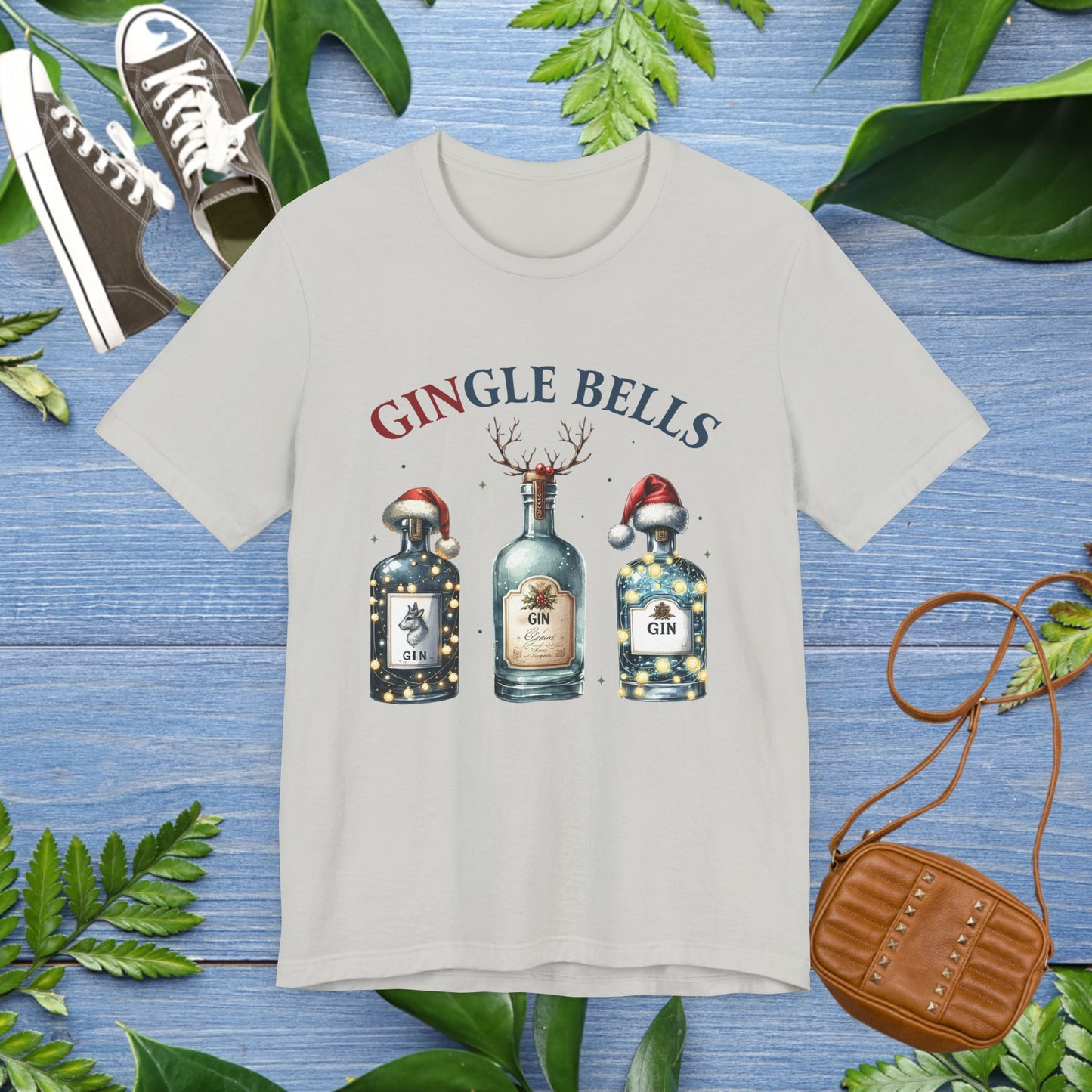 Gingle Bells Christmas Unisex Short-Sleeve T-shirt - furevermama