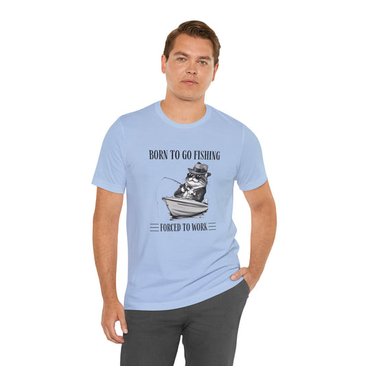 Born To Go Fishing T-Shirt, Cat Lover Fishing Lover T-Shirt - furevermama