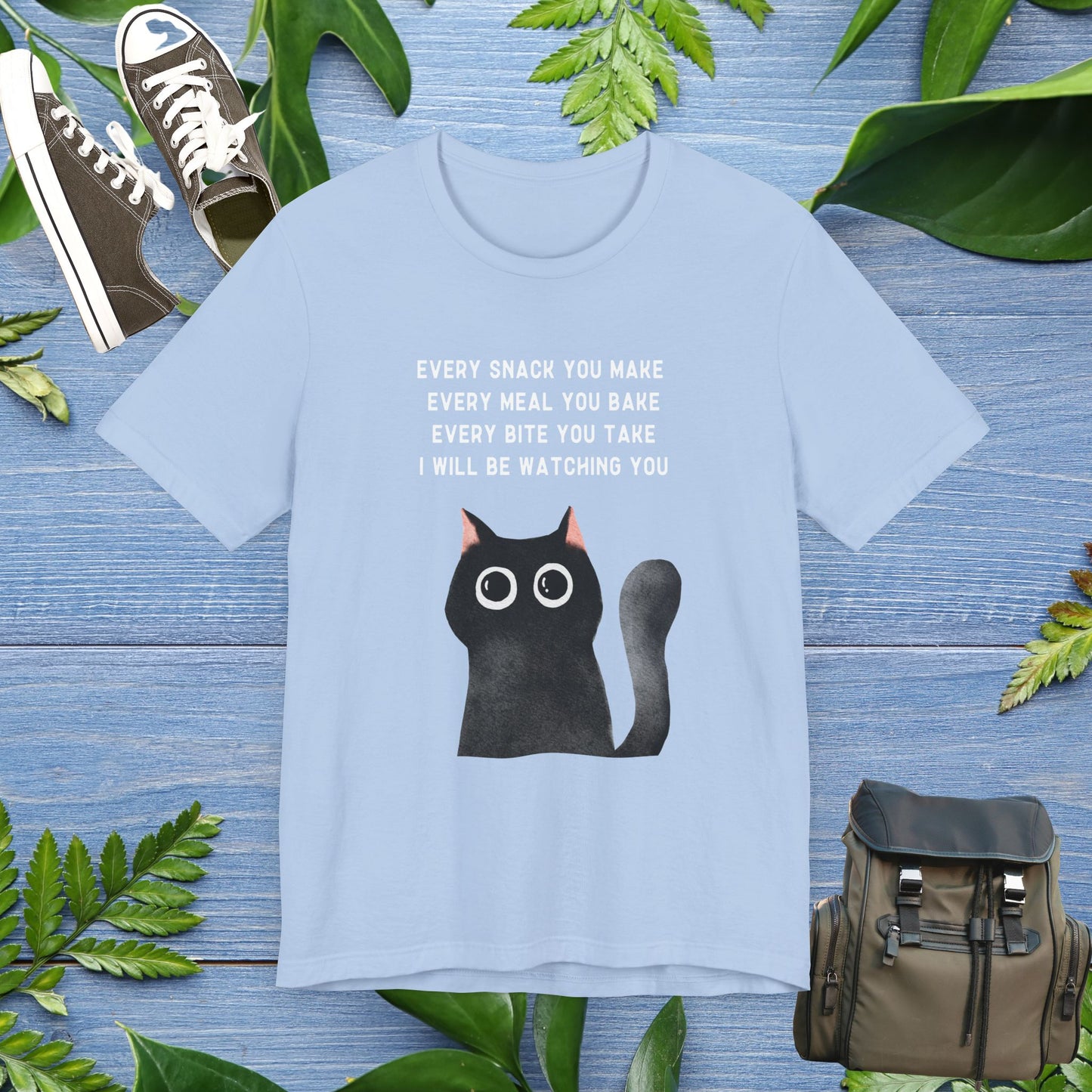 I Will be Watching You Cat Graphic Unisex T-Shirt - furevermama