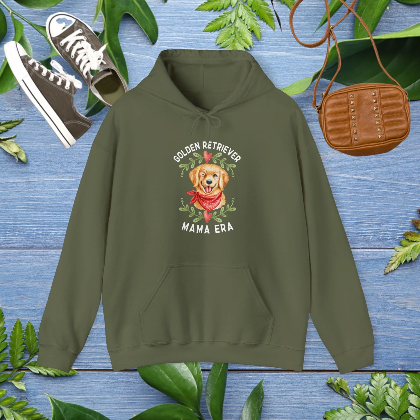 Golden Retriever Mom Era Hoodie - furevermama