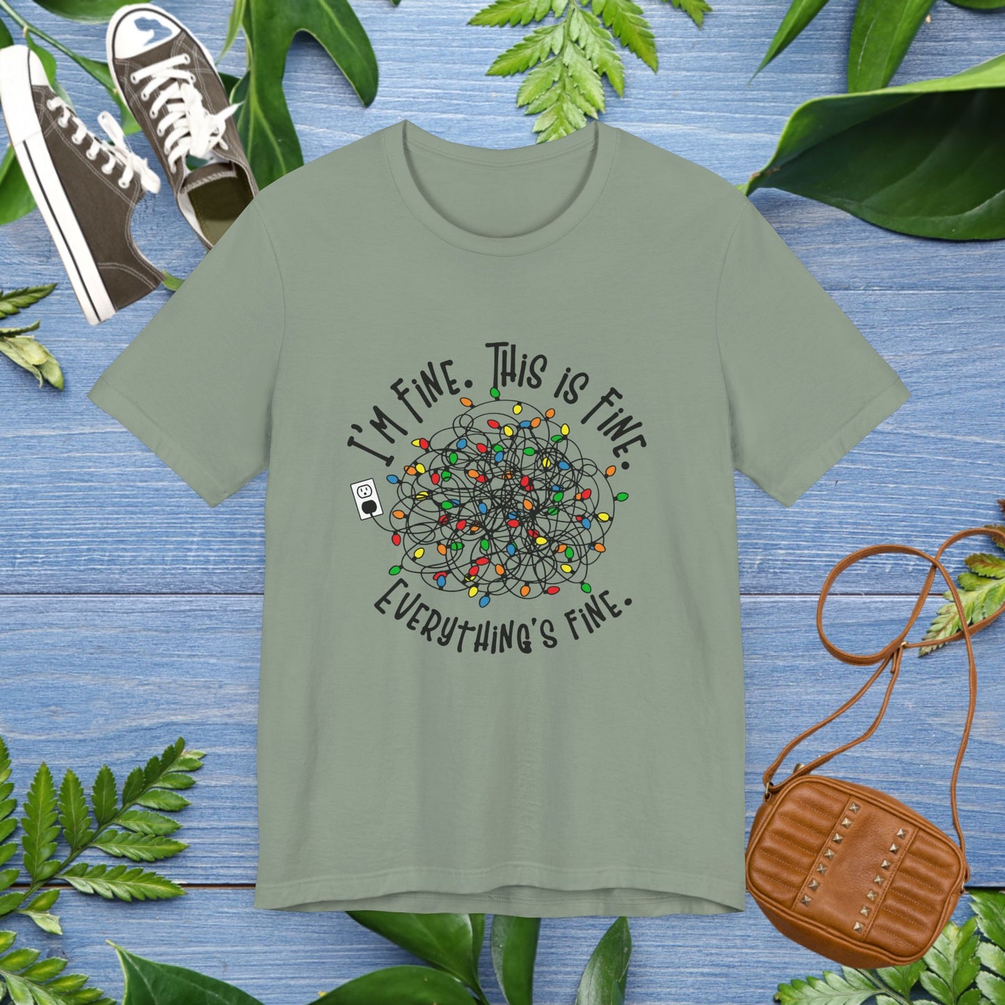 I Am Fine Unisex Short Sleeve T-Shirt - furevermama