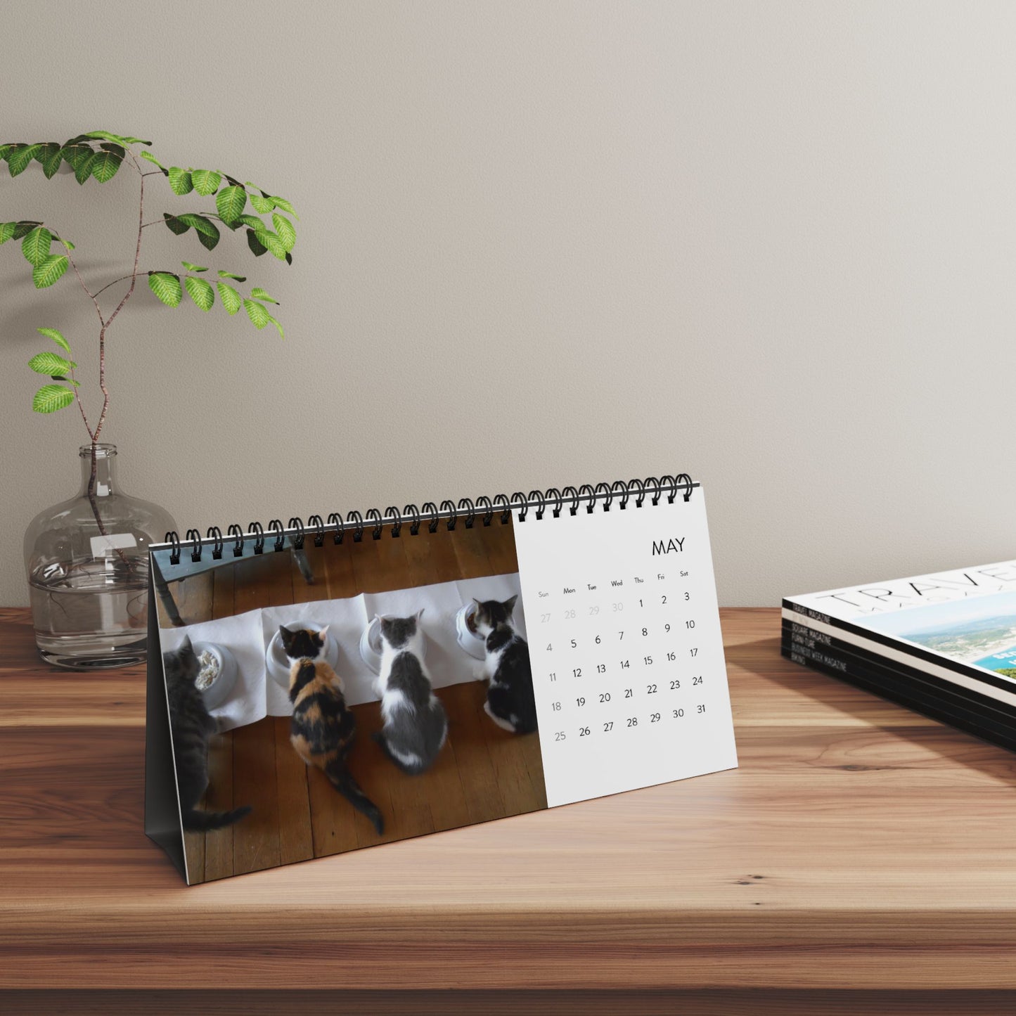 Custom Pet Photo Desktop Calendar - furevermama