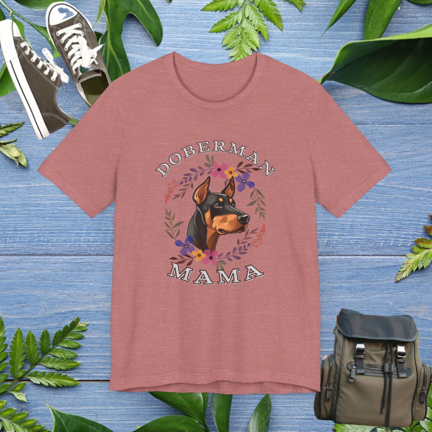 Doberman Mama T-Shirt - furevermama