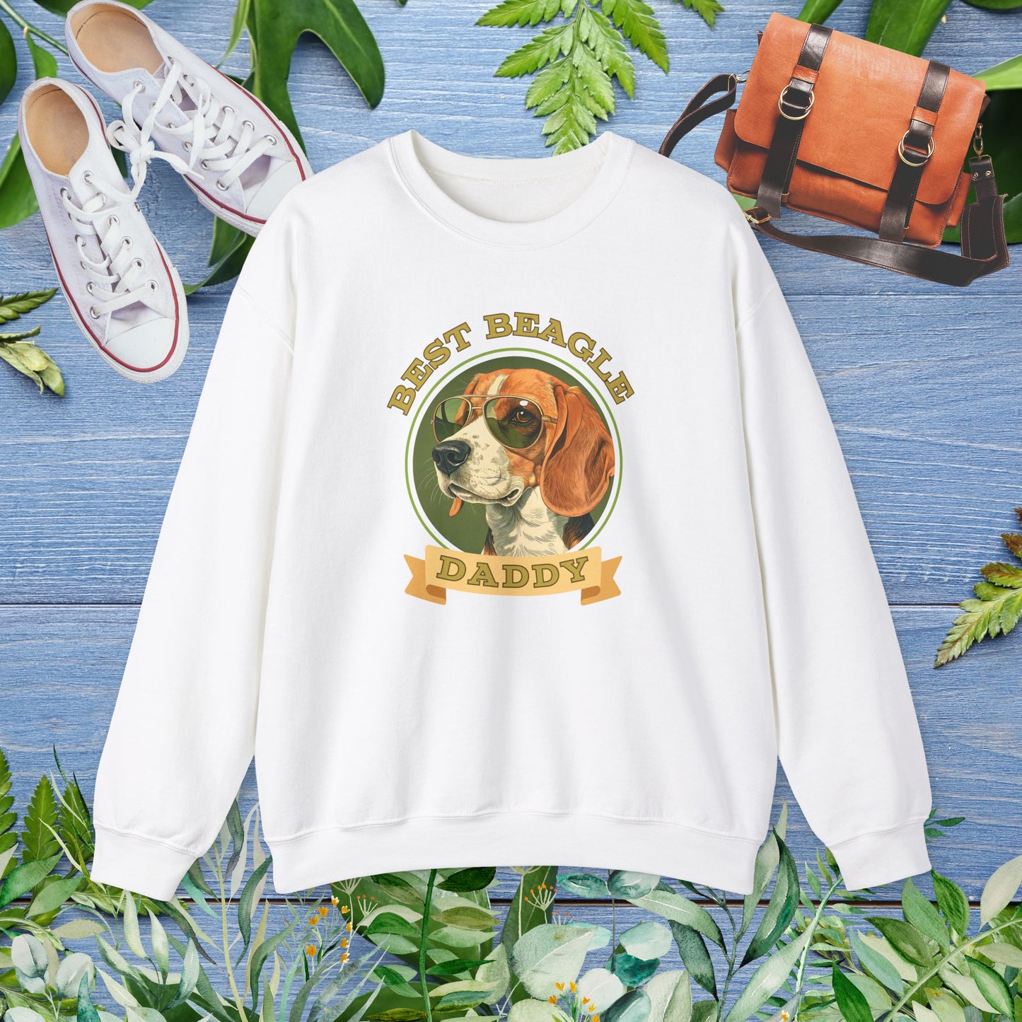 Best Beagle Daddy Sweatshirt - furevermama