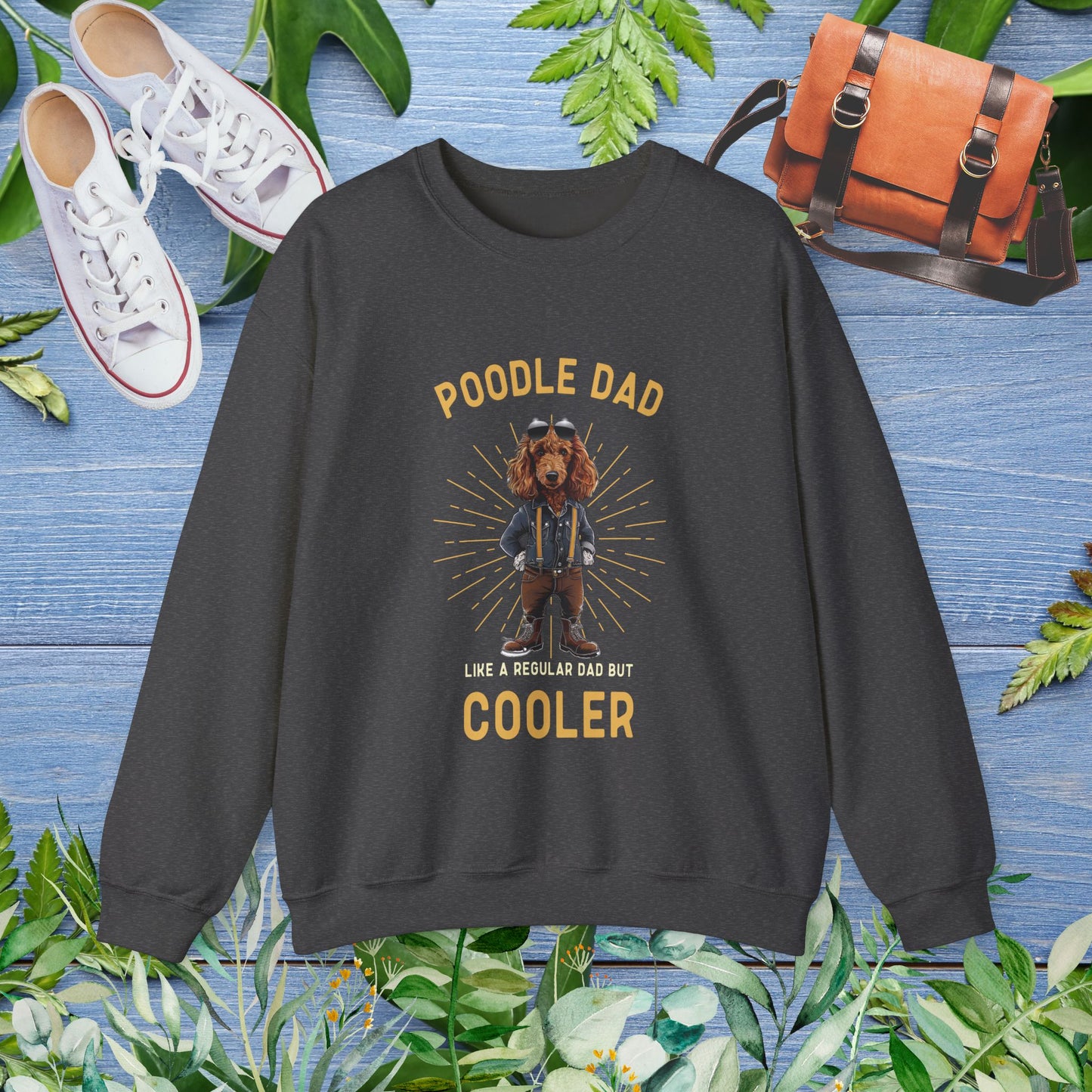 Cooler Poodle Dad Sweatshirt - furevermama