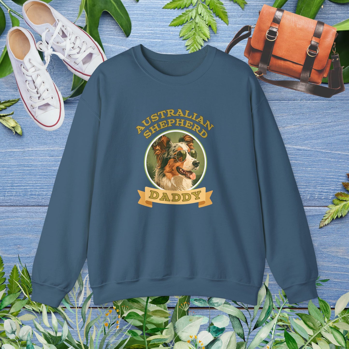Australian Shepherd Daddy Sweatshirt - furevermama