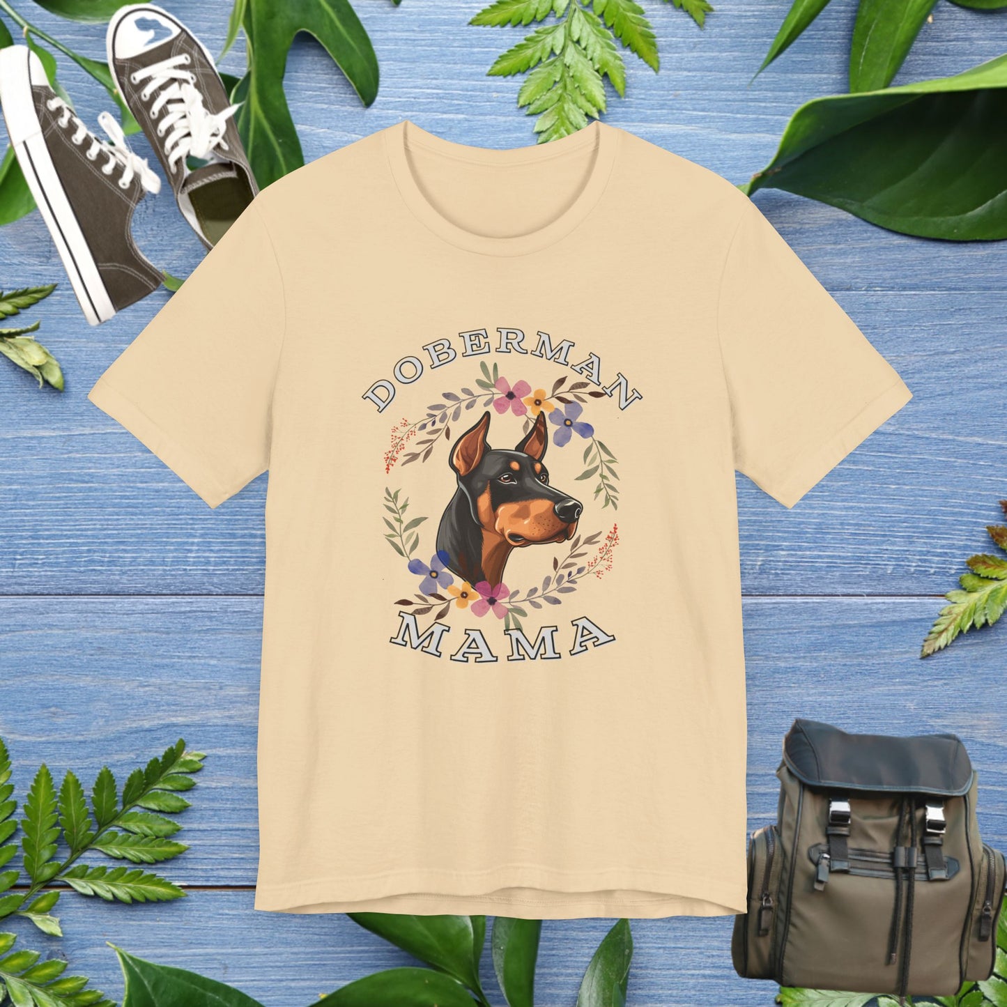 Doberman Mama T-Shirt - furevermama