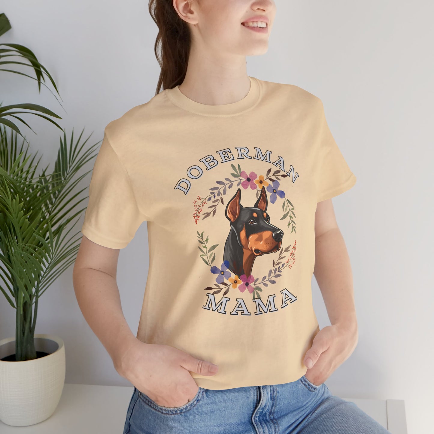 Doberman Mama T-Shirt - furevermama