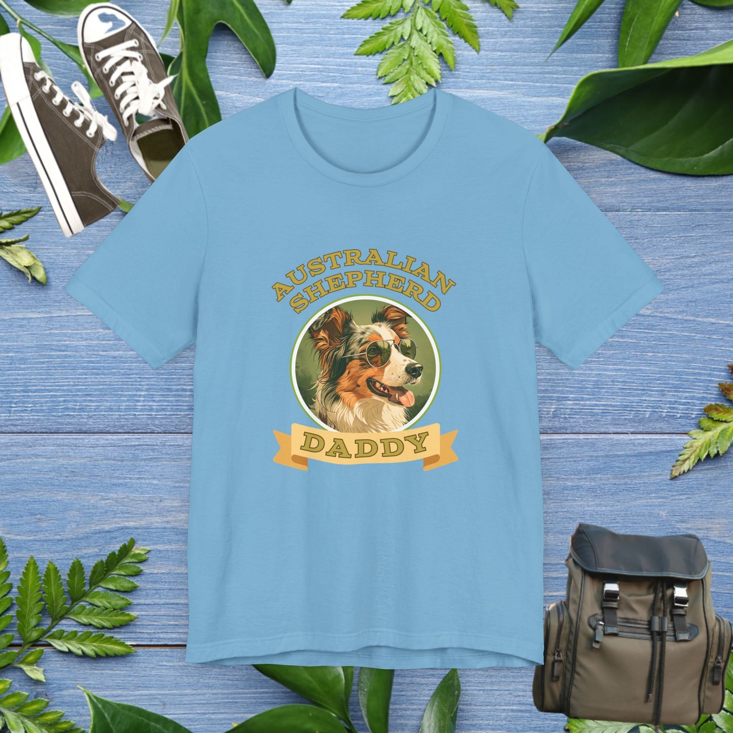 Best Australian Shepherd Daddy T-Shirt - furevermama
