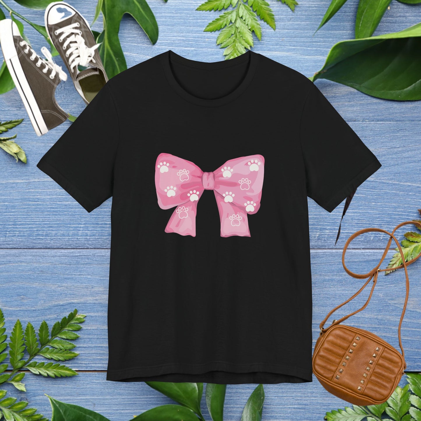 Pawprint Ribbon Tee Shirt - furevermama