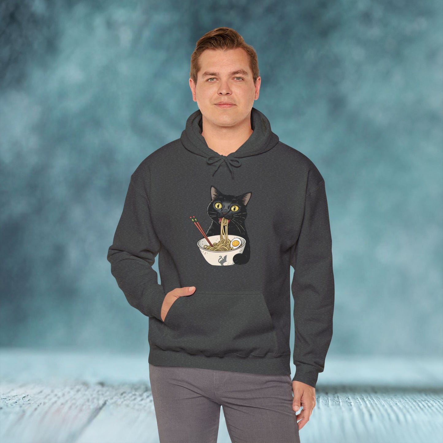 Cat Eating My Ramen Unisex Hoodie - furevermama