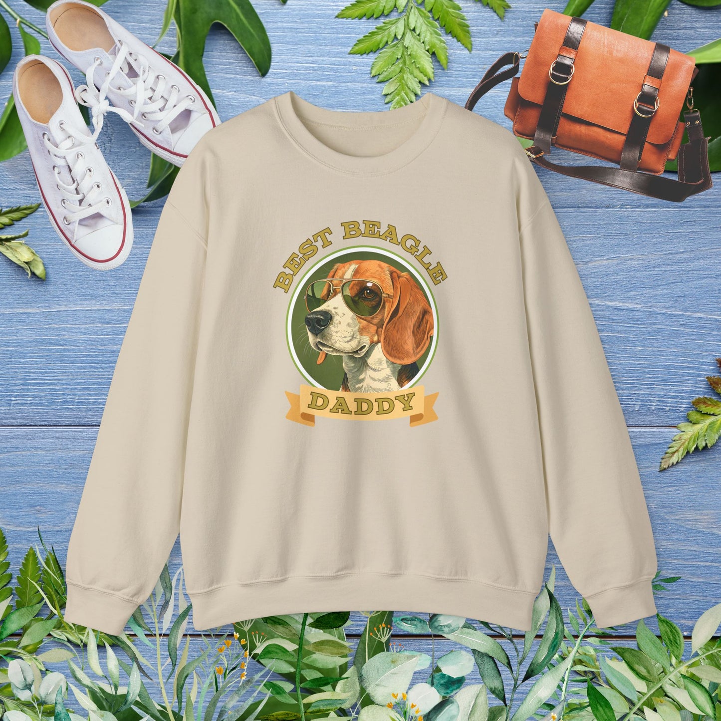 Best Beagle Daddy Sweatshirt - furevermama