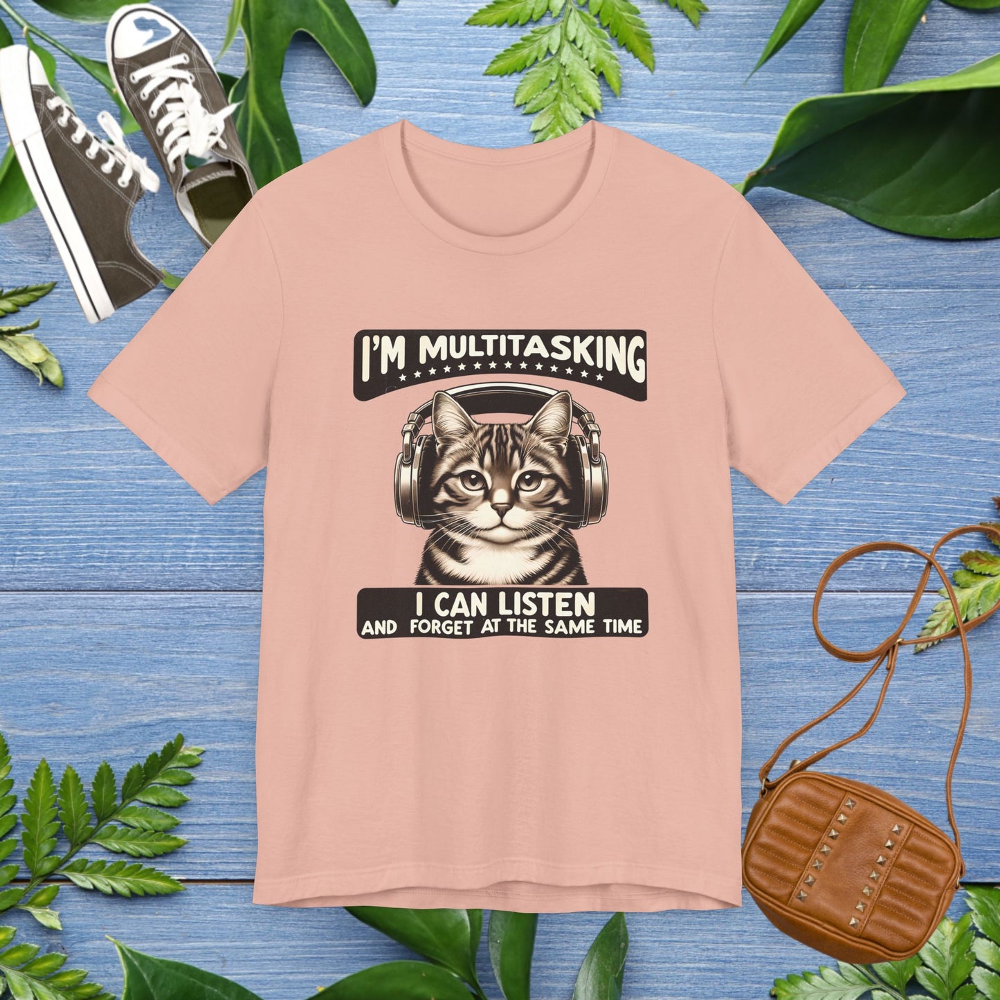Multi-Tasking Cat Jersey Tee - furevermama