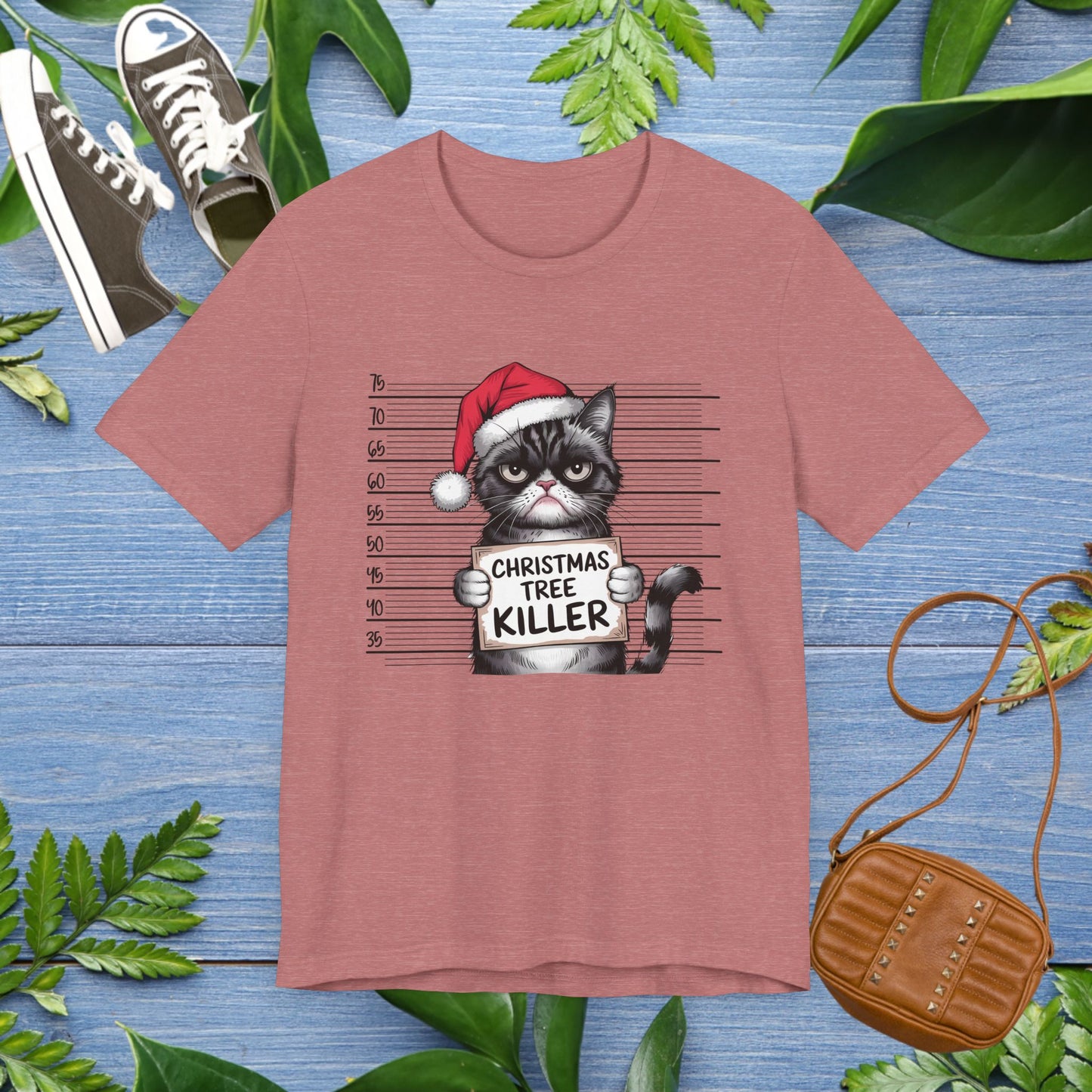 Christmas Tree Killer, Cat Graphic T-Shirt - furevermama