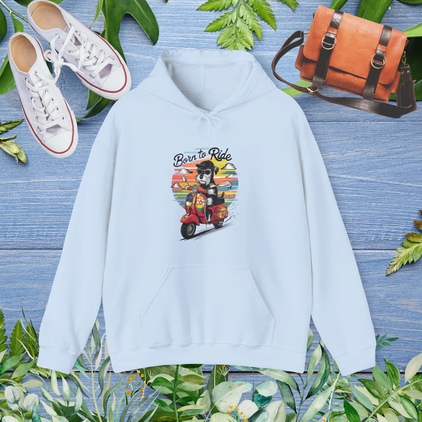 Born To Ride Dog Lover Hoodie - furevermama