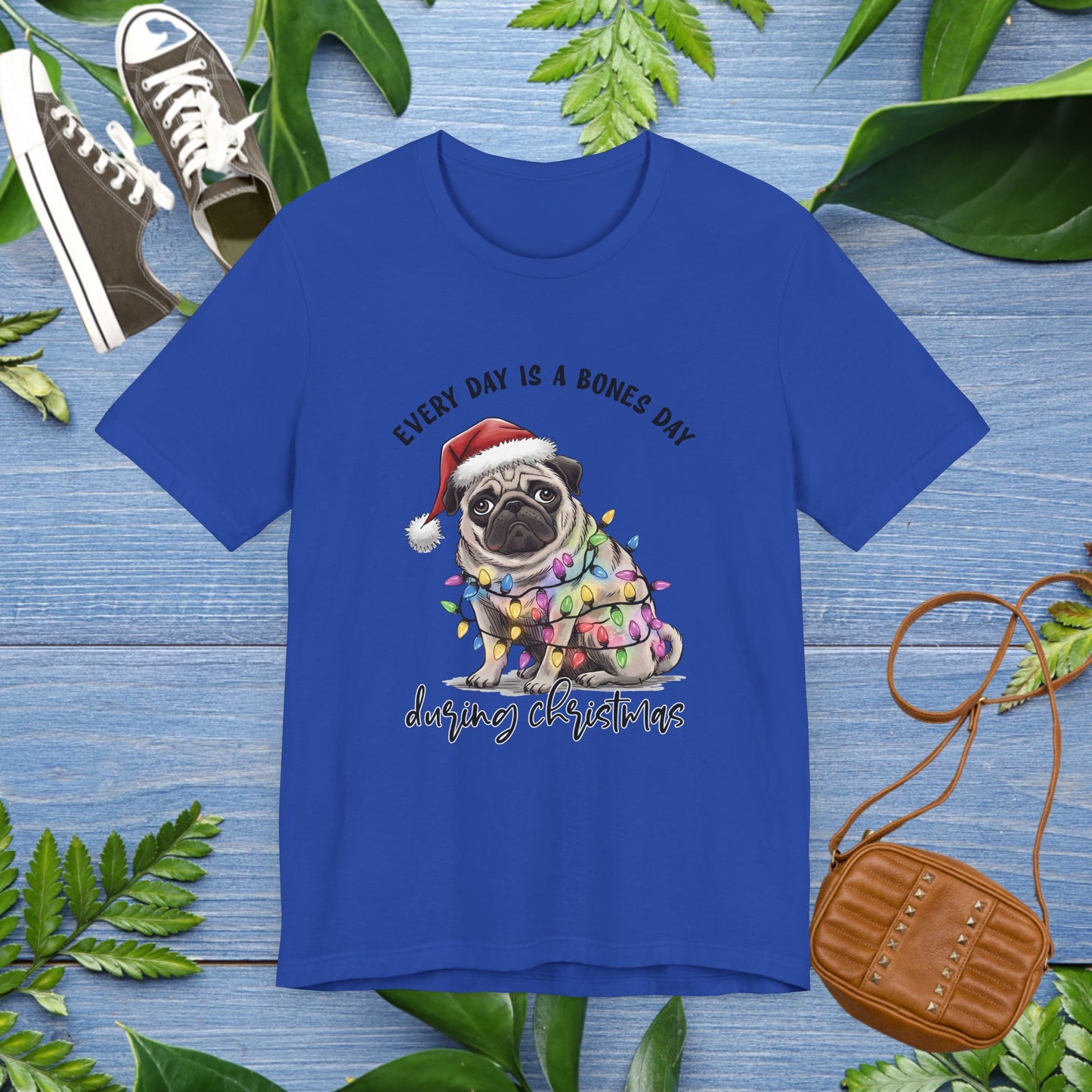 Everyday Is Bones Day During Christmas, Bulldog Unisex T-Shirt - furevermama